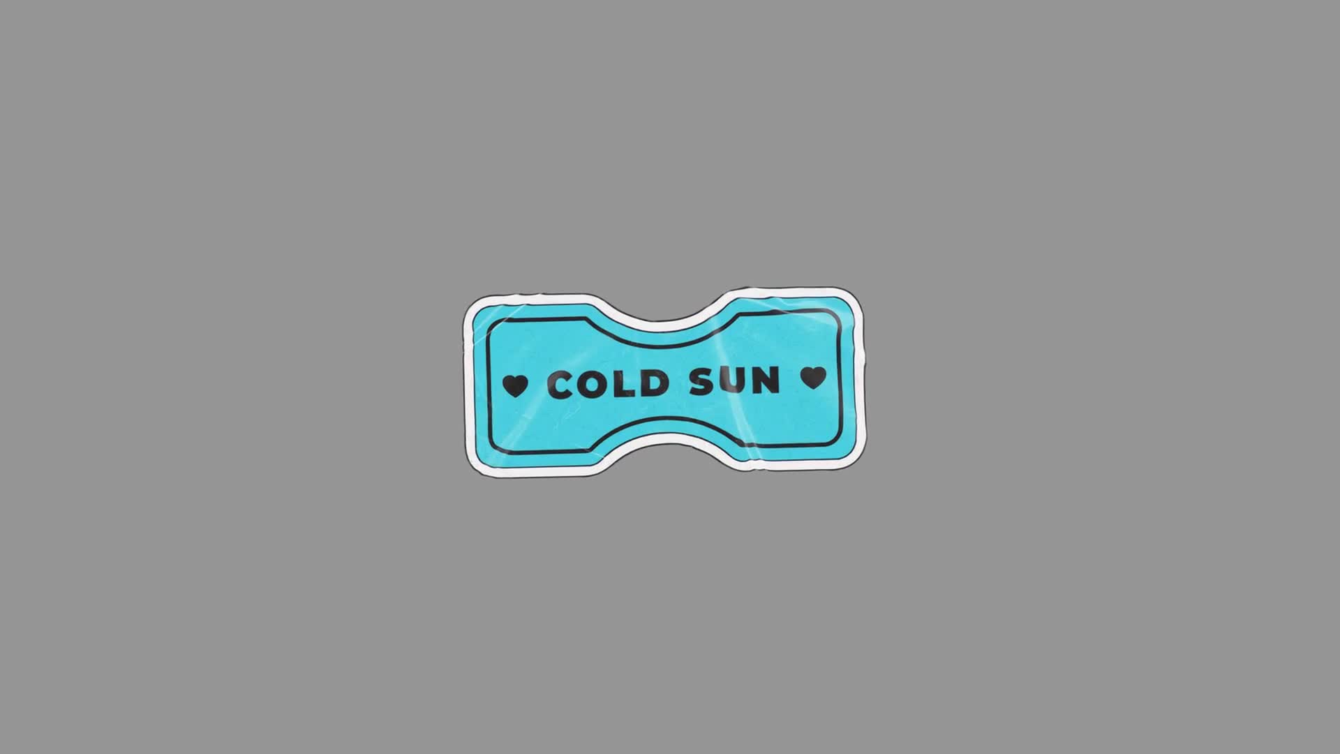 Cold Sun Sticker Rotating On Transparent Background On Alpha