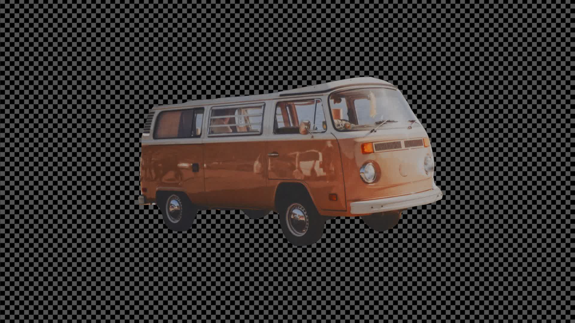 Collage Bus On Alpha