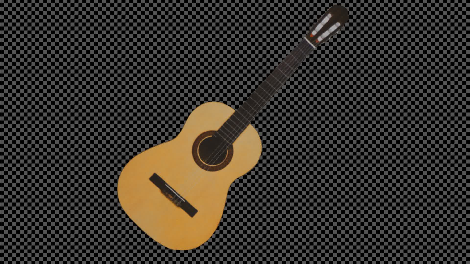 Collage Guitar On Alpha