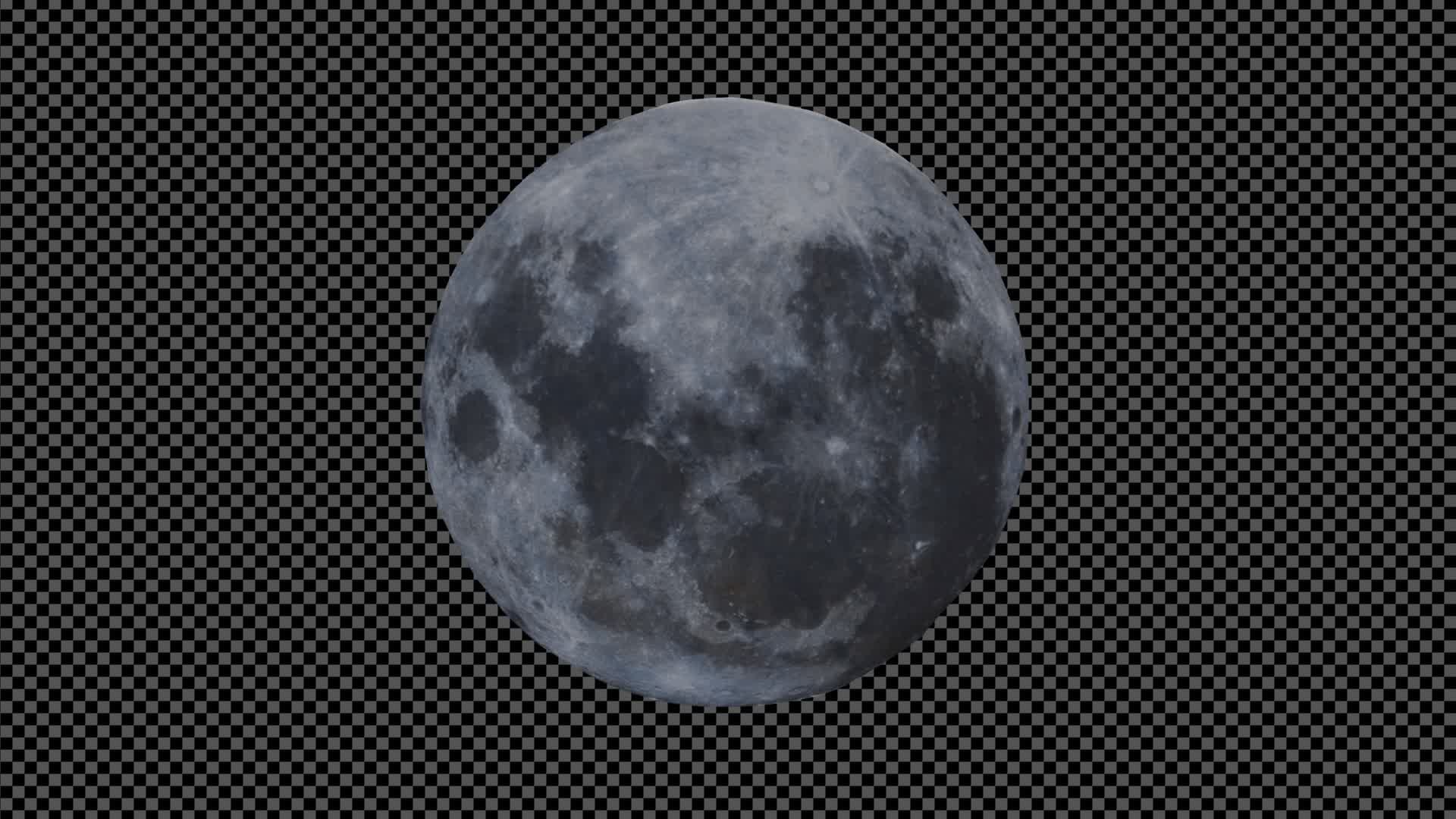 Collage Moon On Alpha