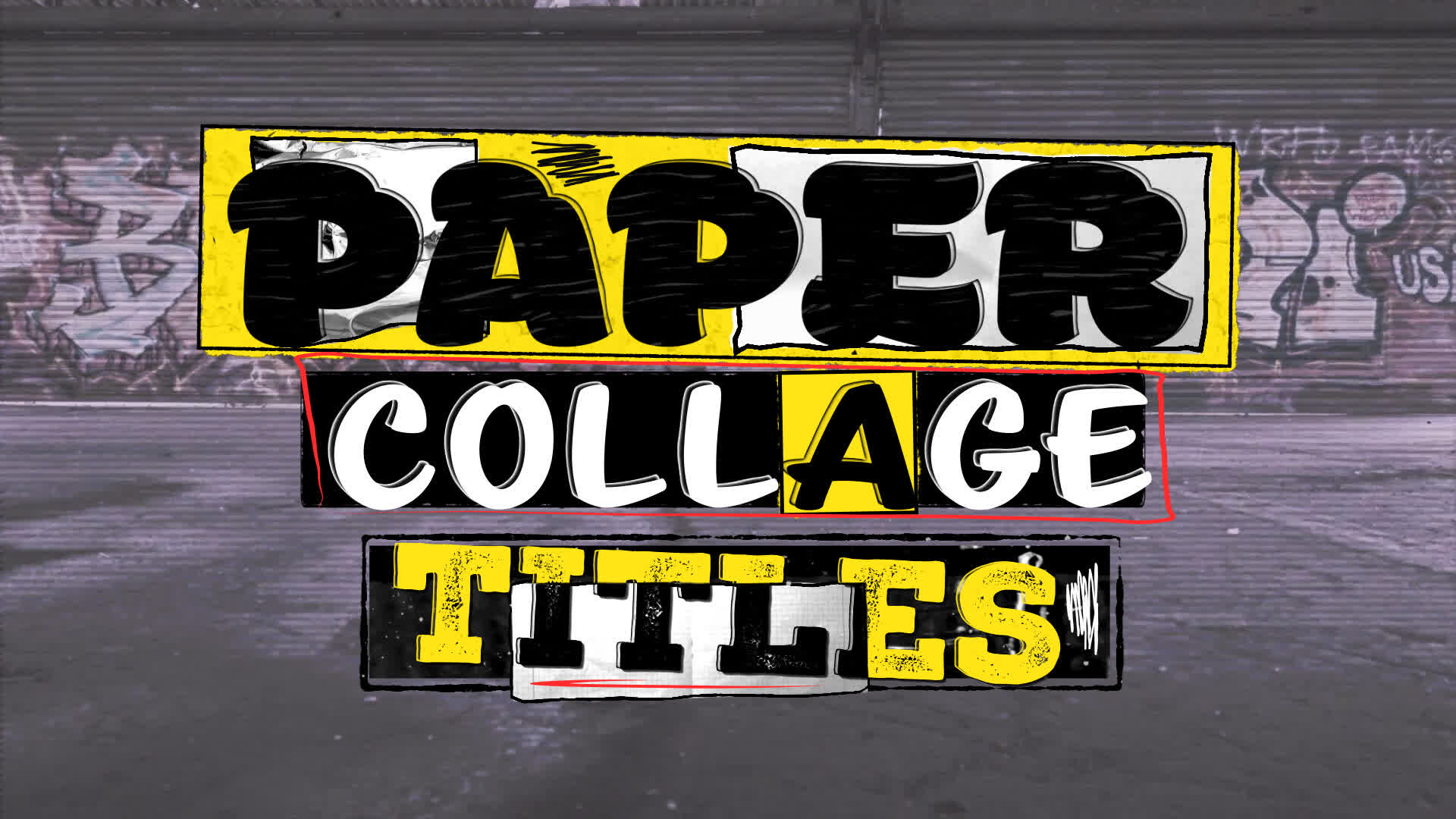 Collage Paper Titles