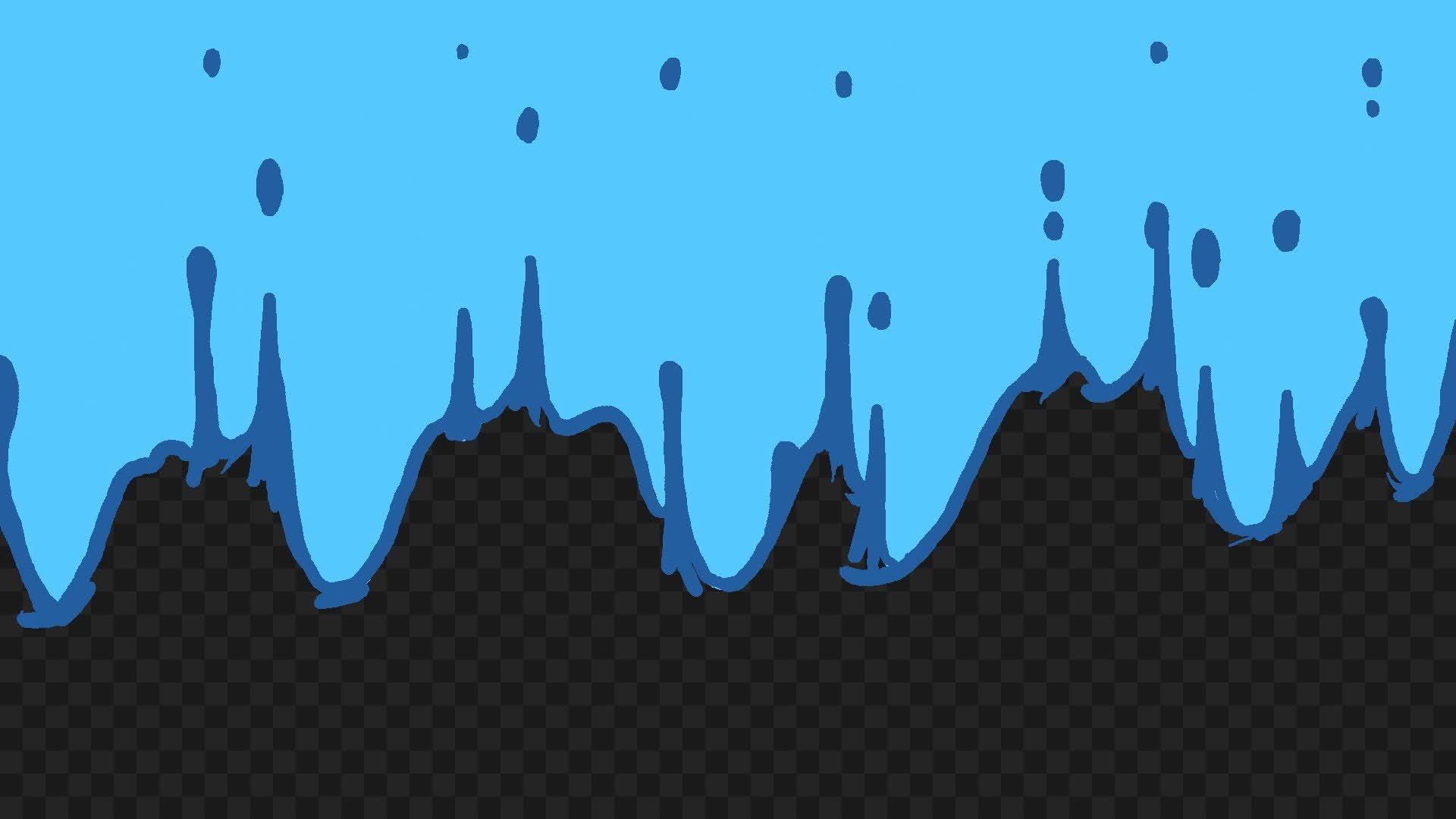 Colored Full Screen Hand Drawn Water Transition