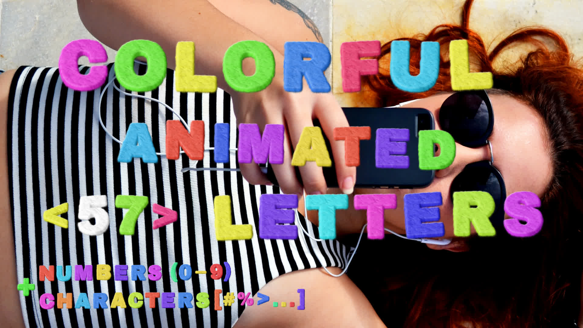Colorful Animated Letters