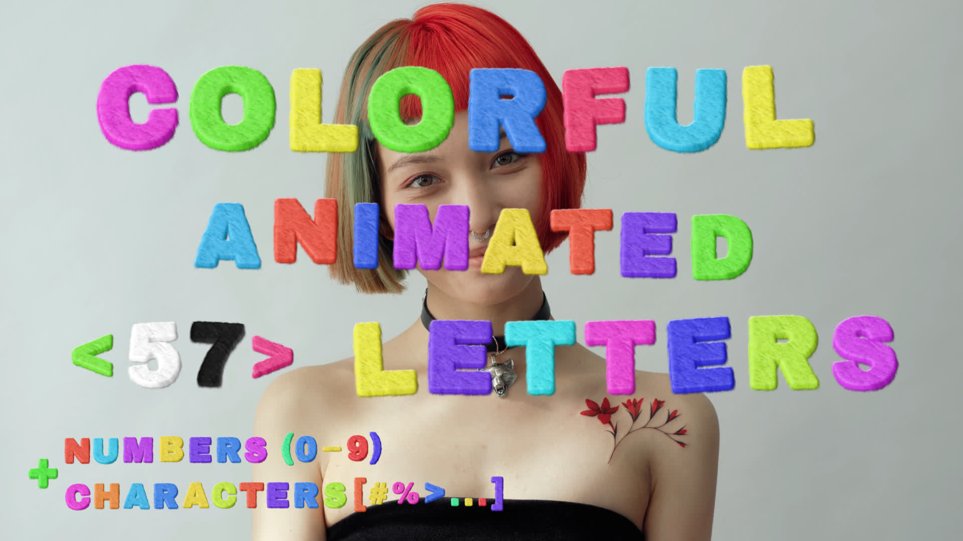 Colorful Animated Letters