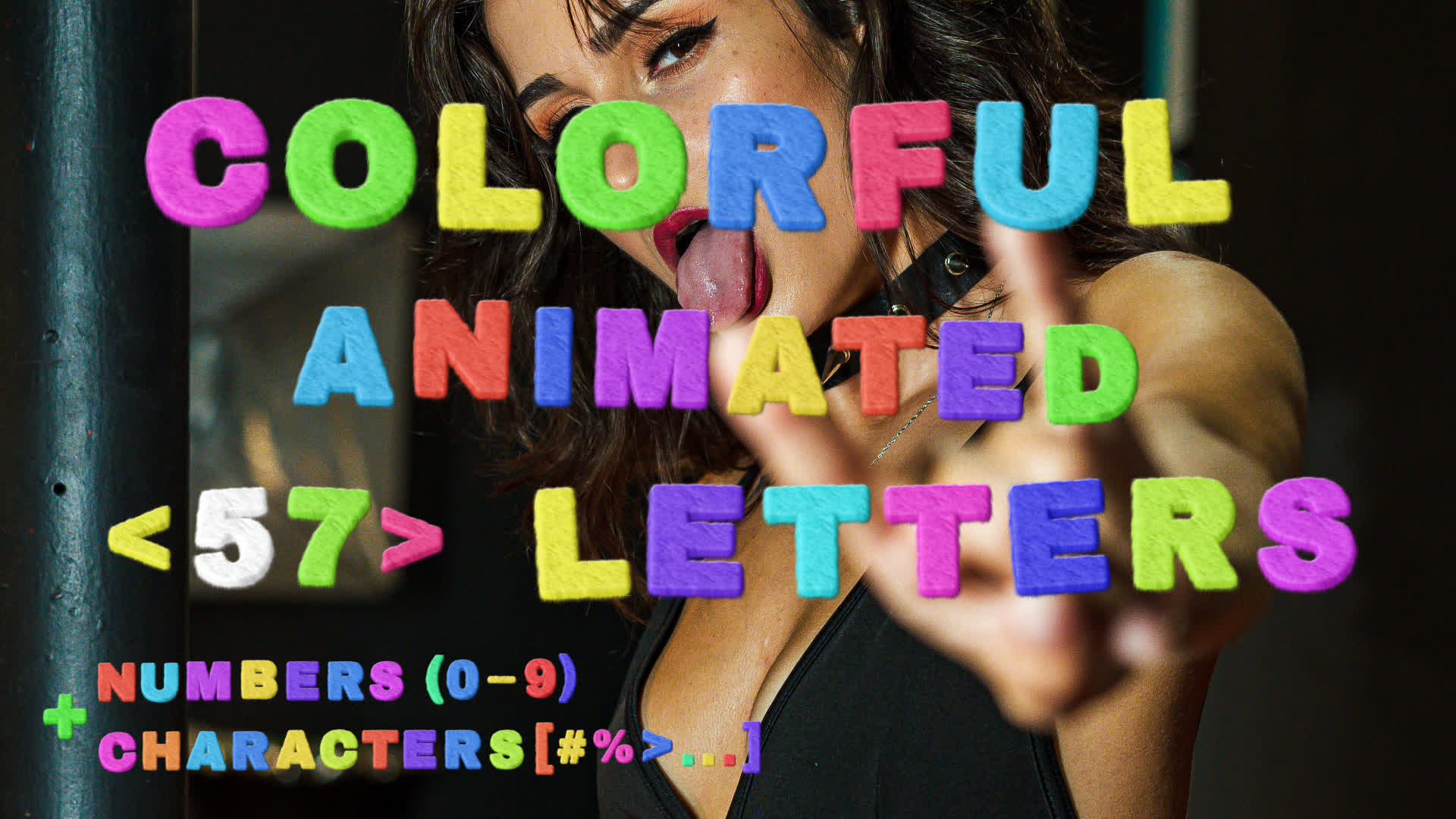 Colorful Animated Letters