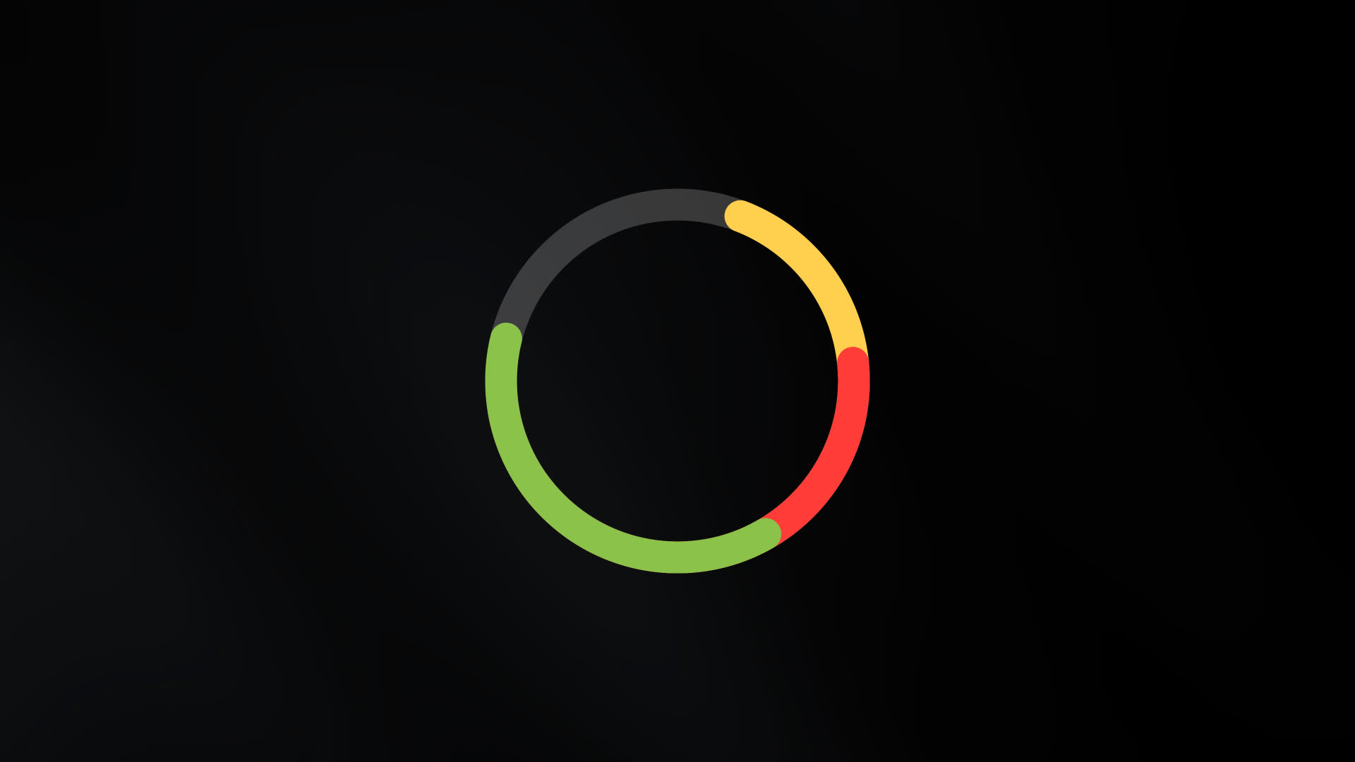 Colorful Dashed Loading Animation