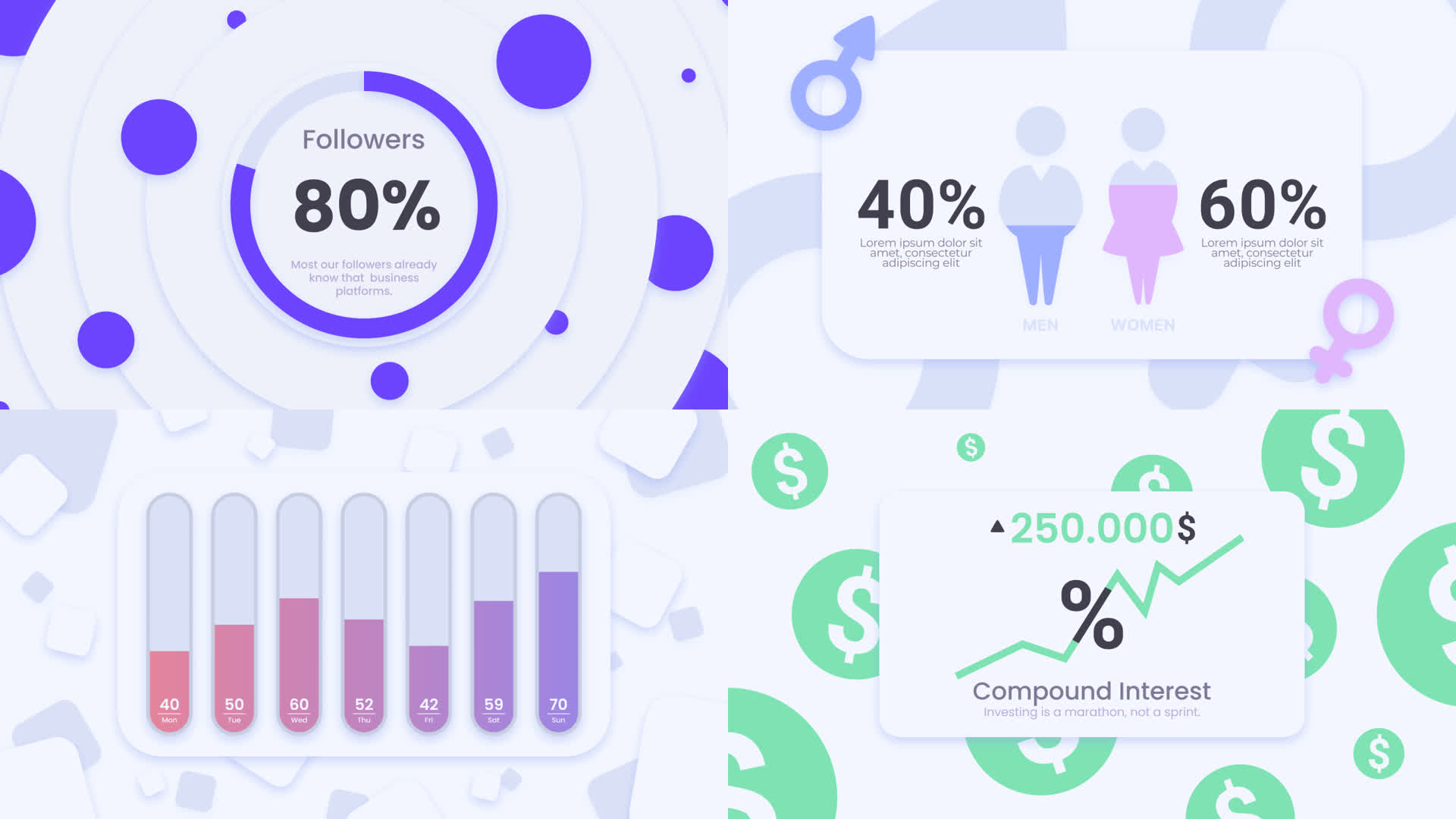 Modern Colorful Infographics