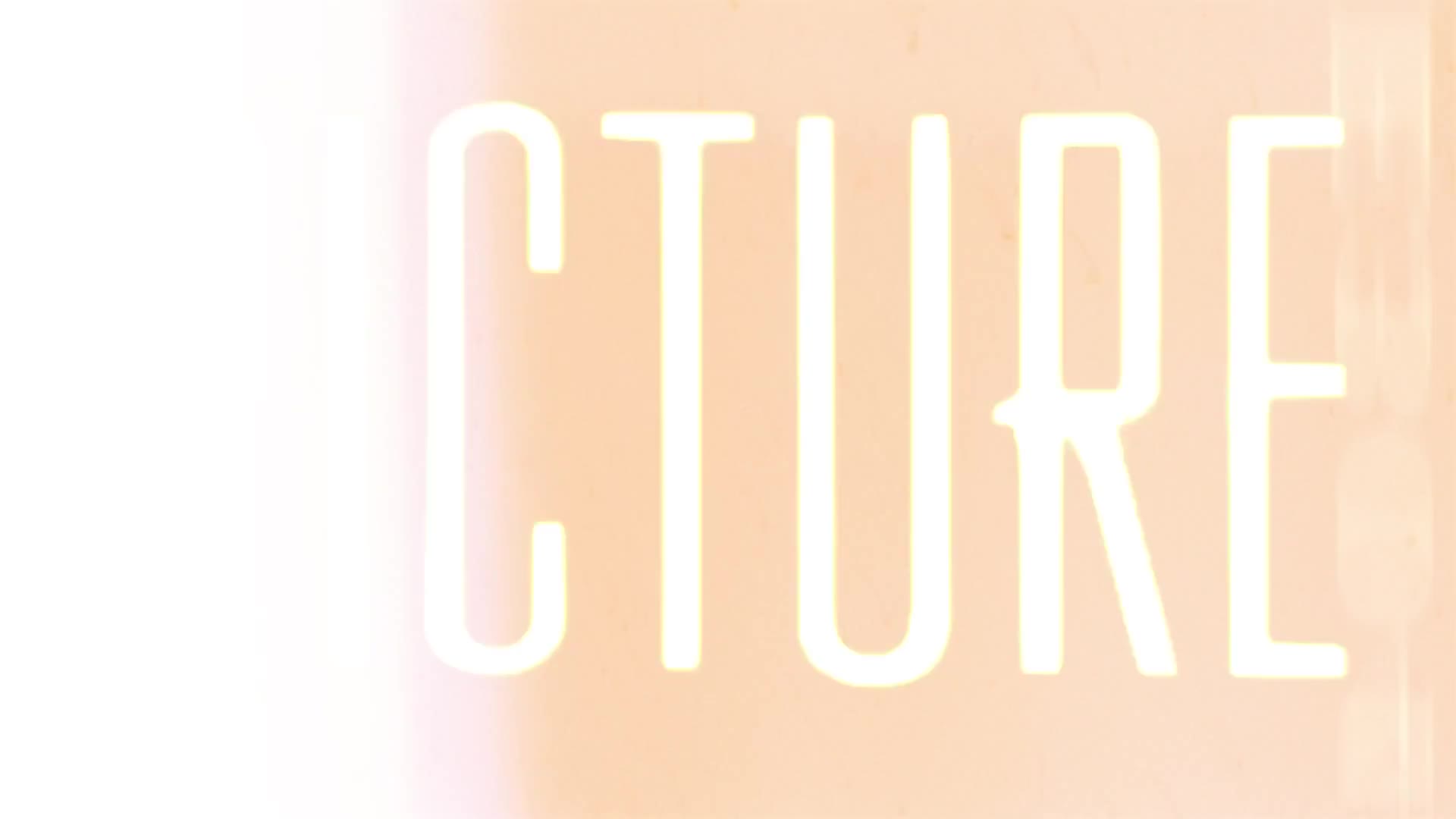 Colorful Rolling Film Text