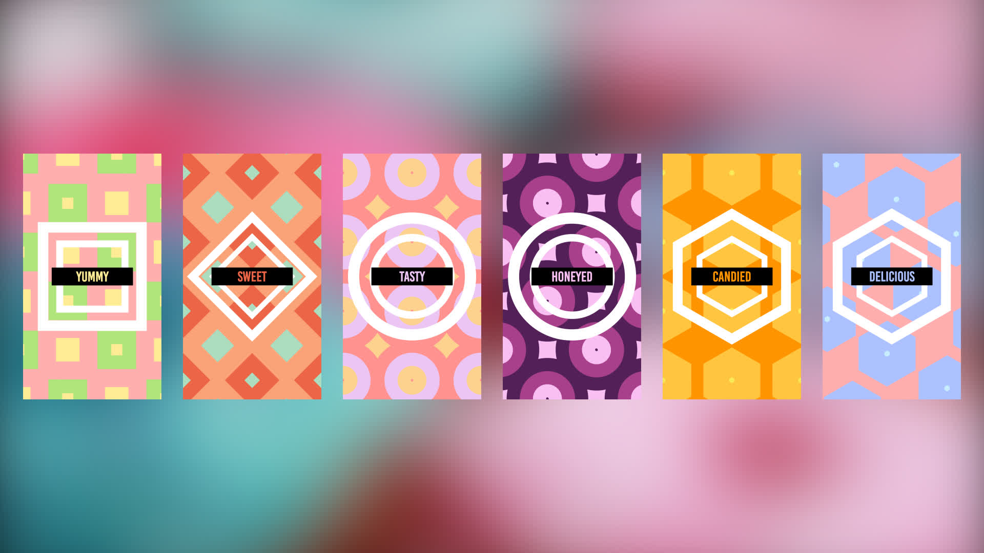 Colorful Typography