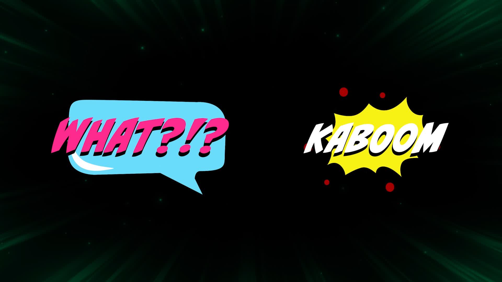 Comic Speech Bubble Cartoon
