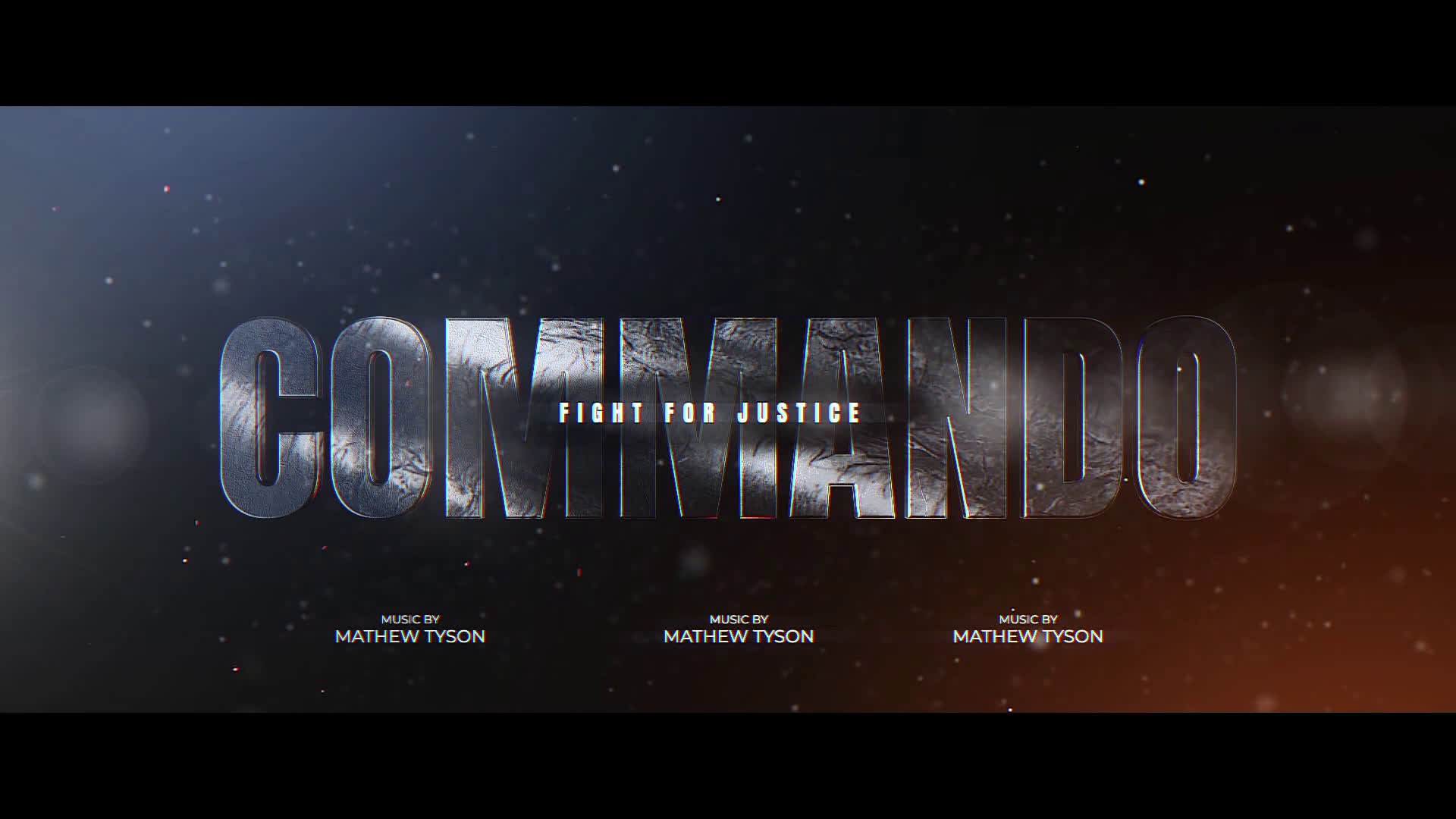 Commando Title Design