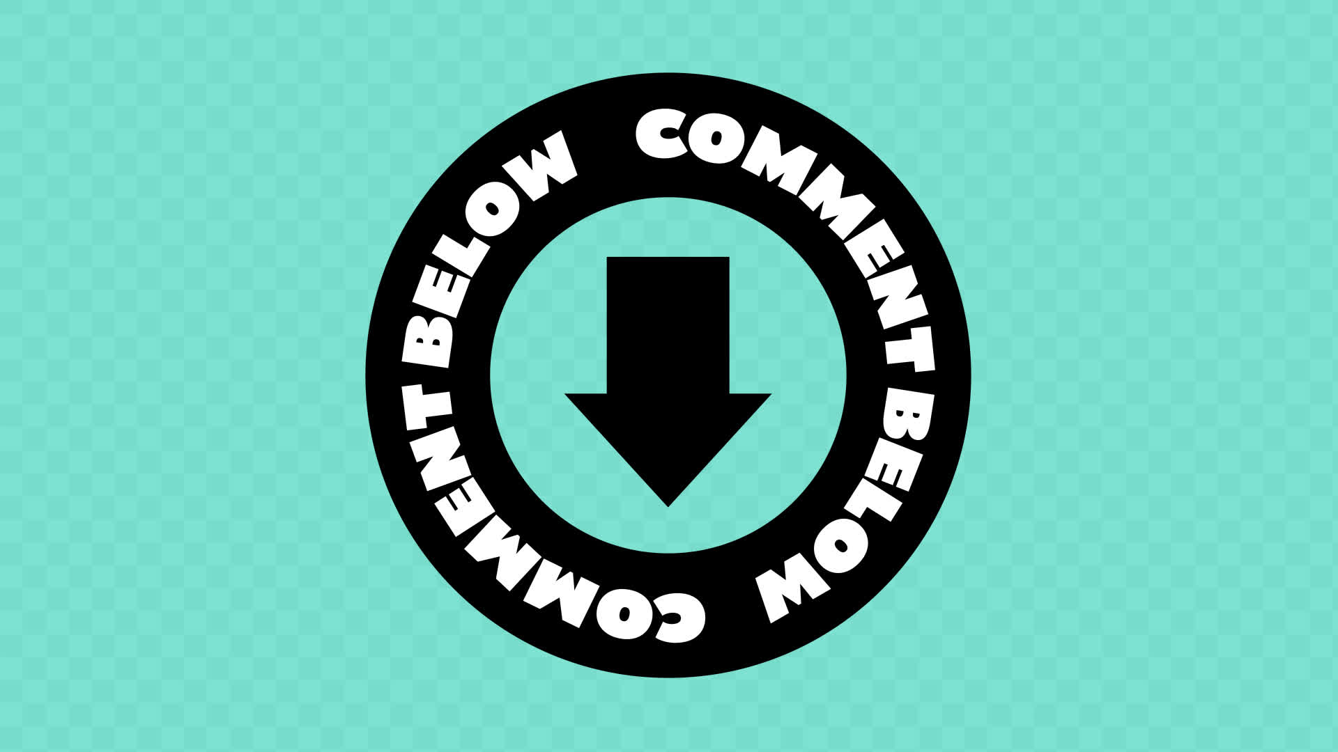 Comment Below Arrow