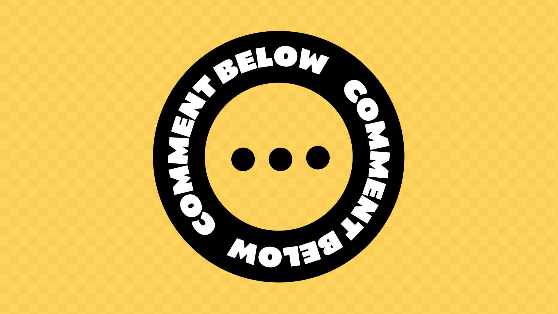 Comment Below Dots On Alpha