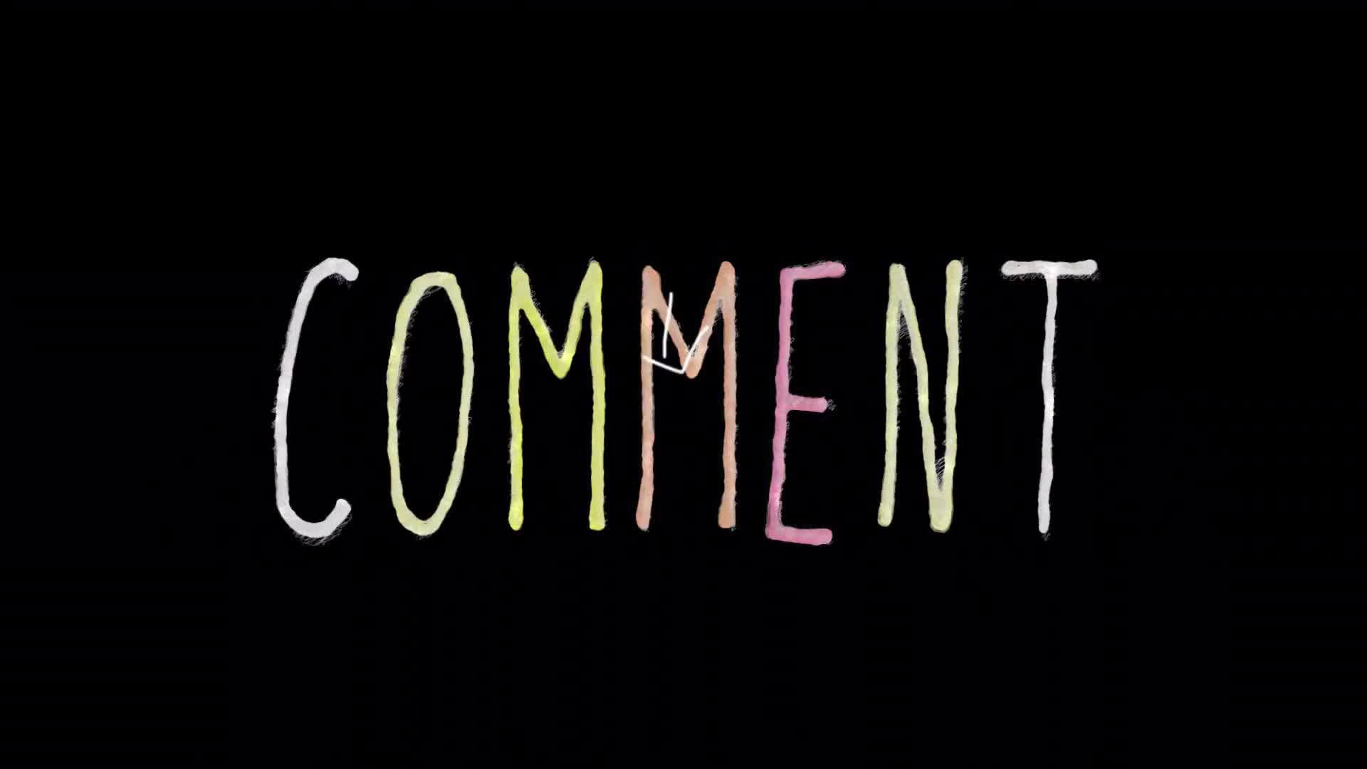 Comment Cartoon Title on Alpha