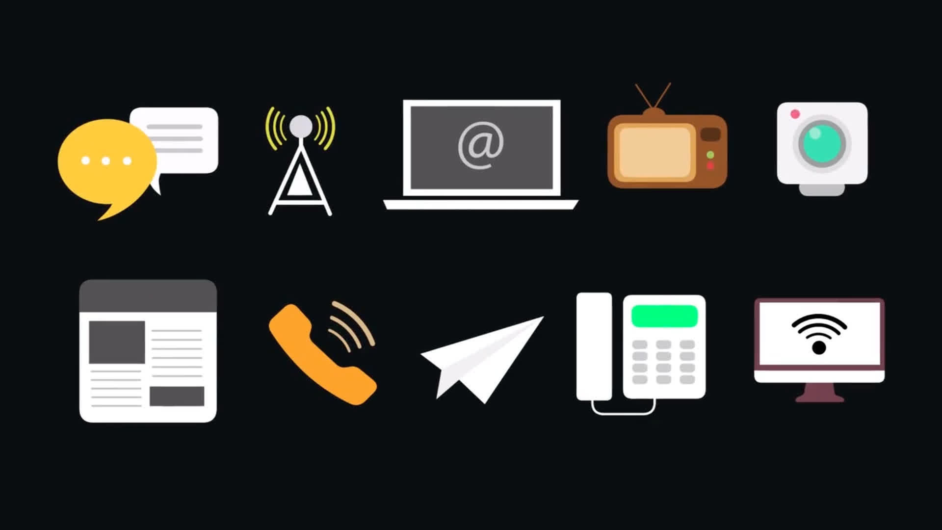Communication Icons Pack