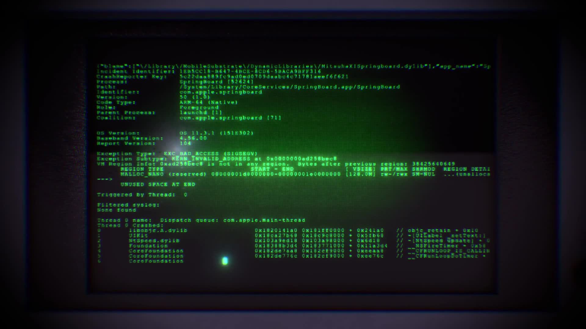 Computer Code Screen