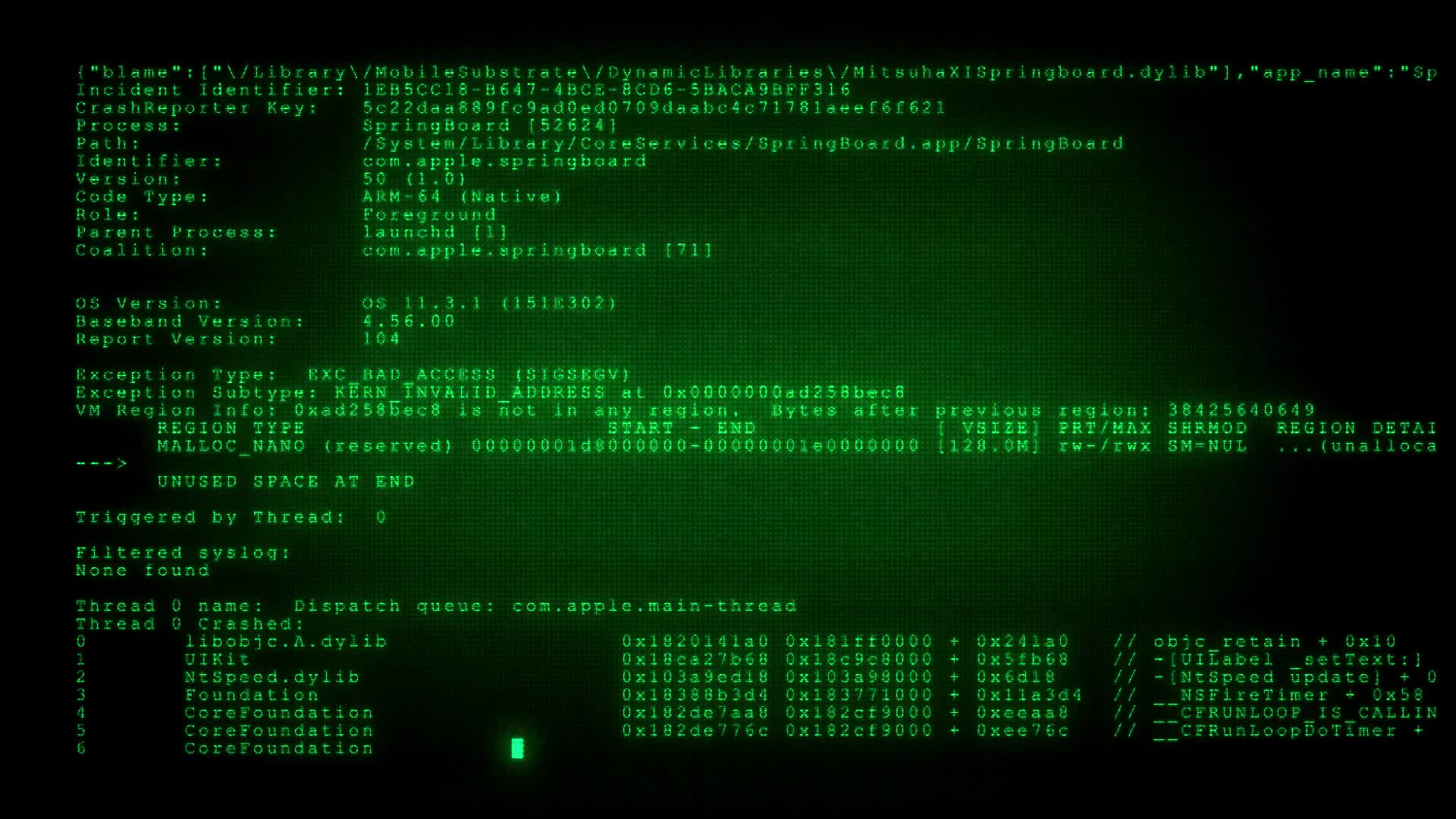 Computer Script Text