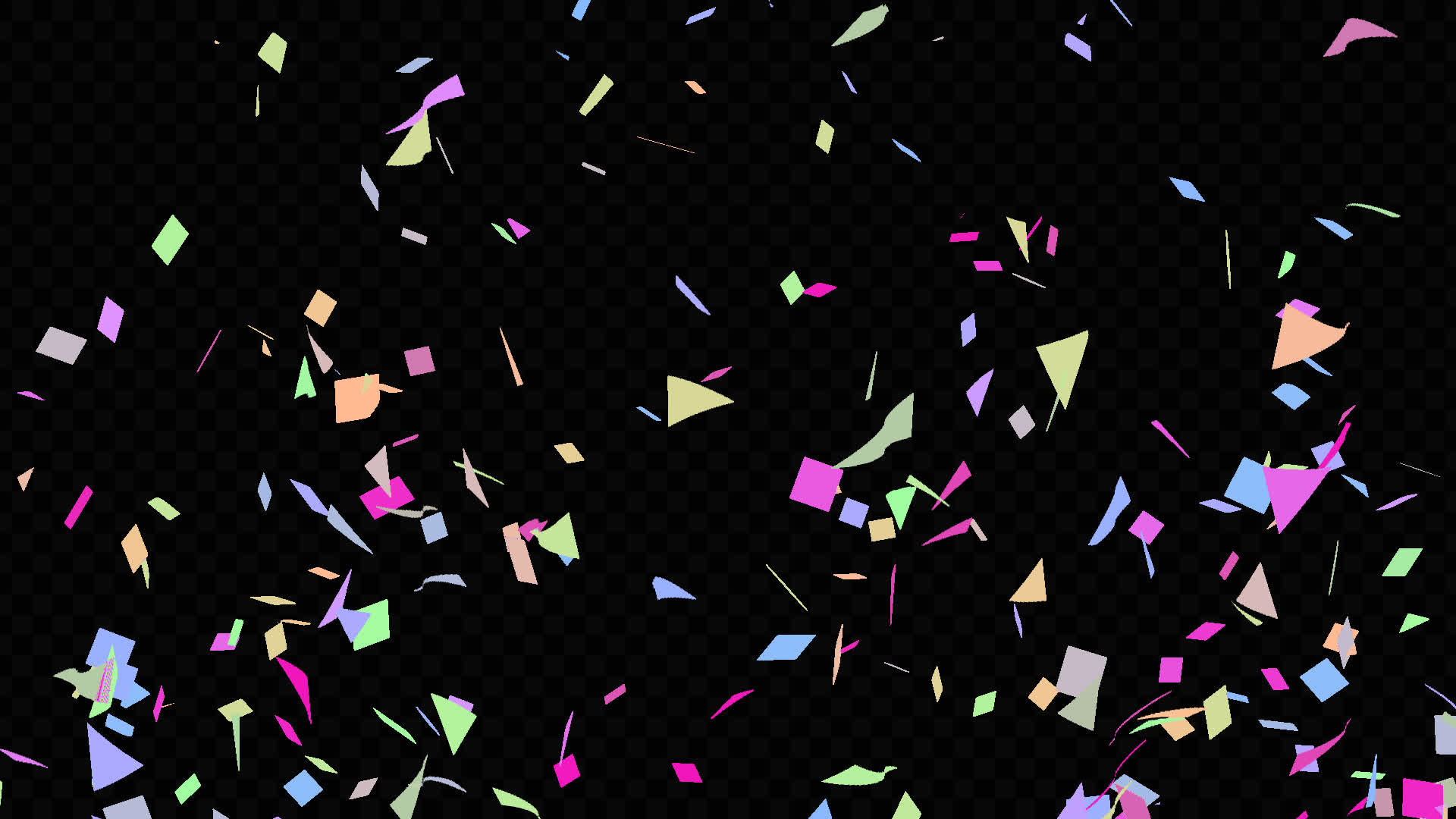 Confetti Overlay on Alpha