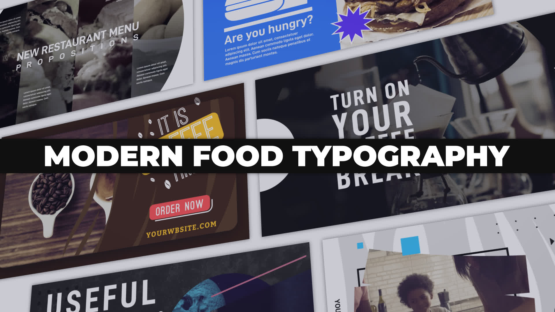 Contemporary Food Typography