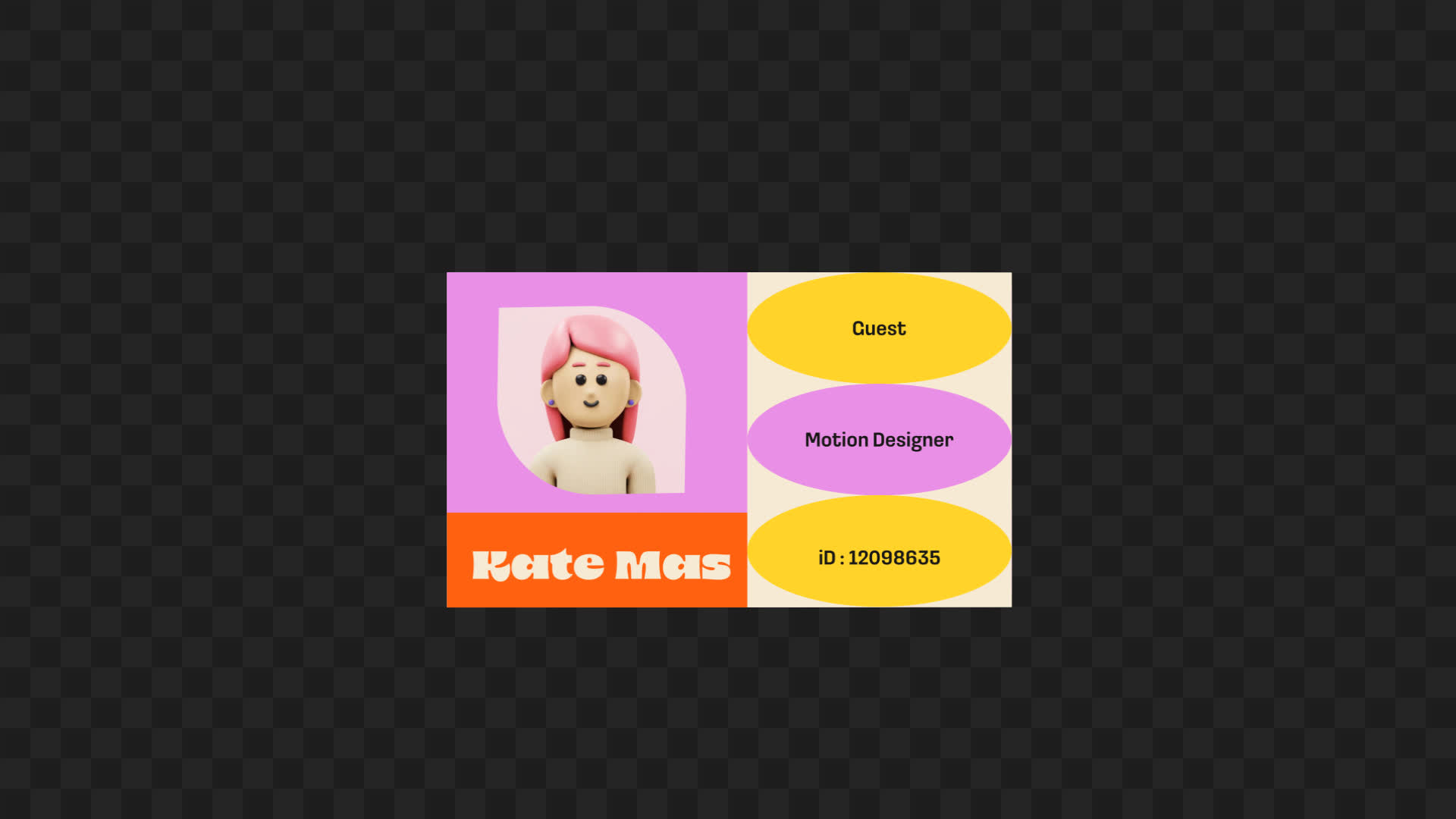 Corporate Employee Identification Card