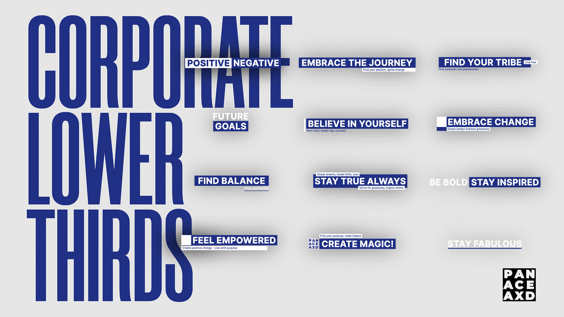 Grey Corporate Lower Thirds