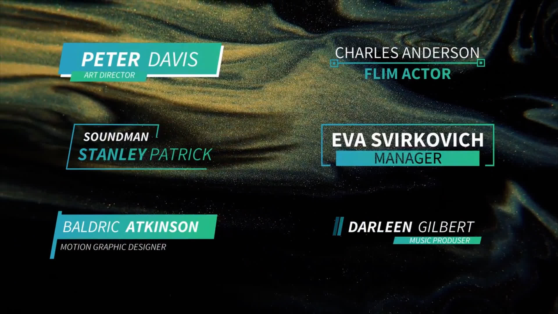 Green Corporate Lower Thirds