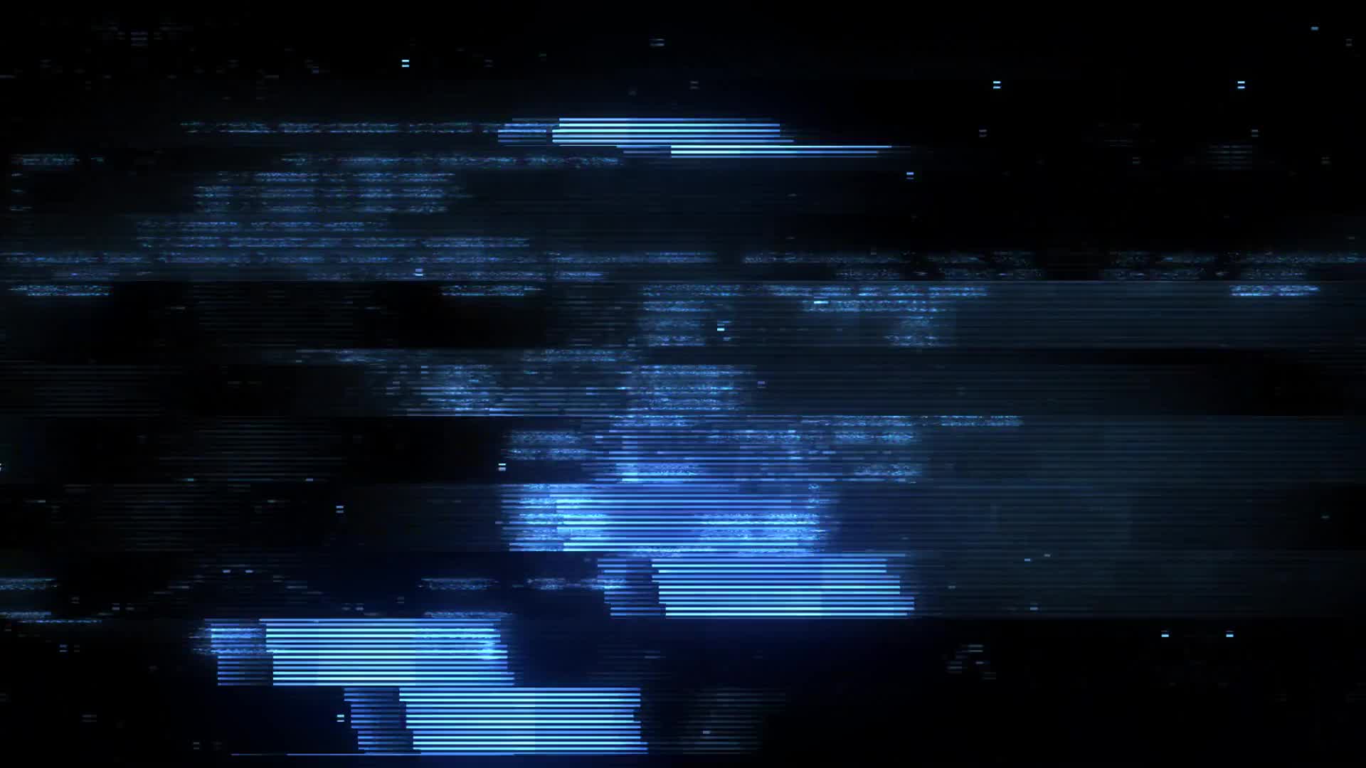 Corrupted TV Glitch Interference