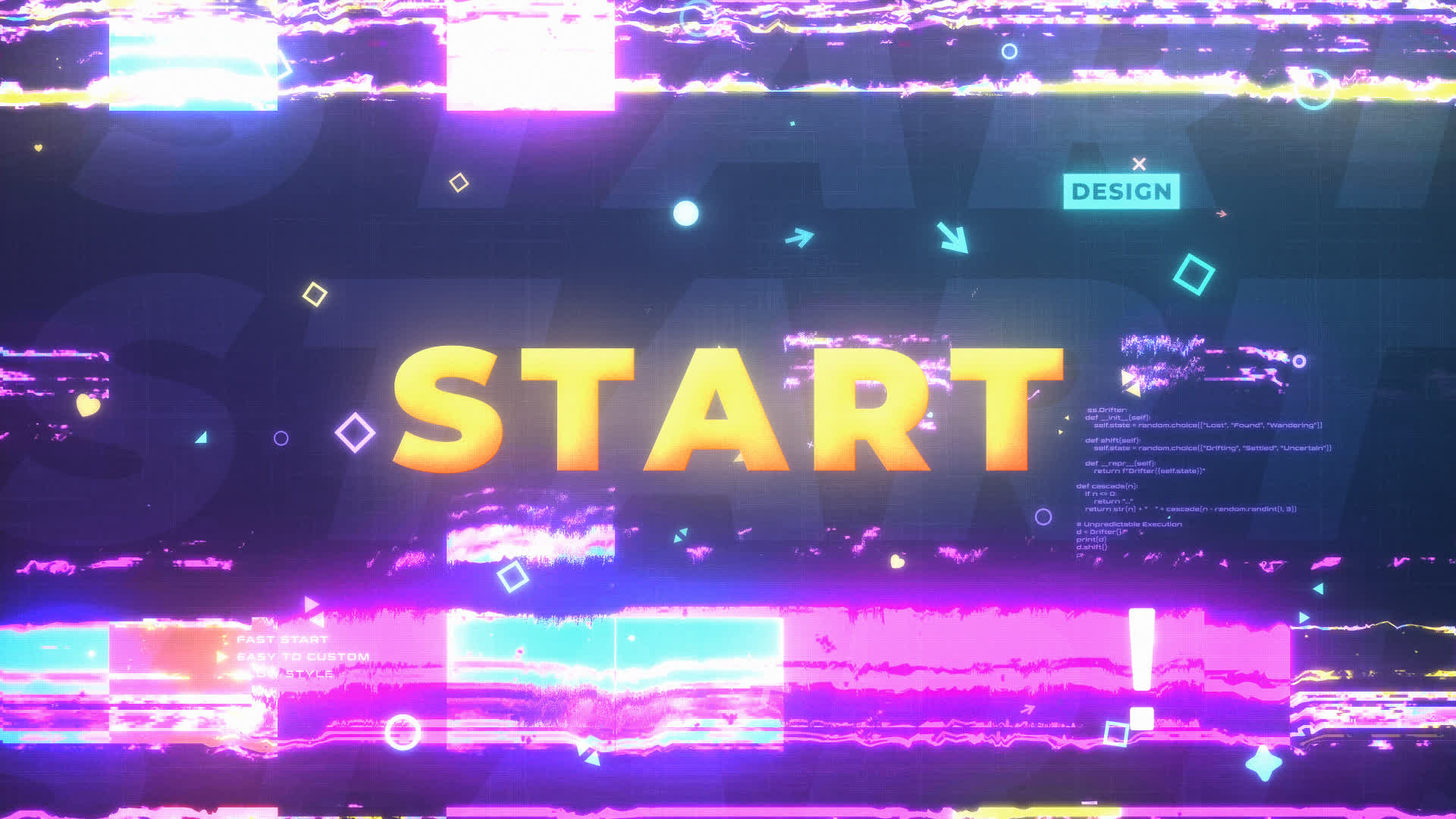 Crazy Shapes Logo Intro