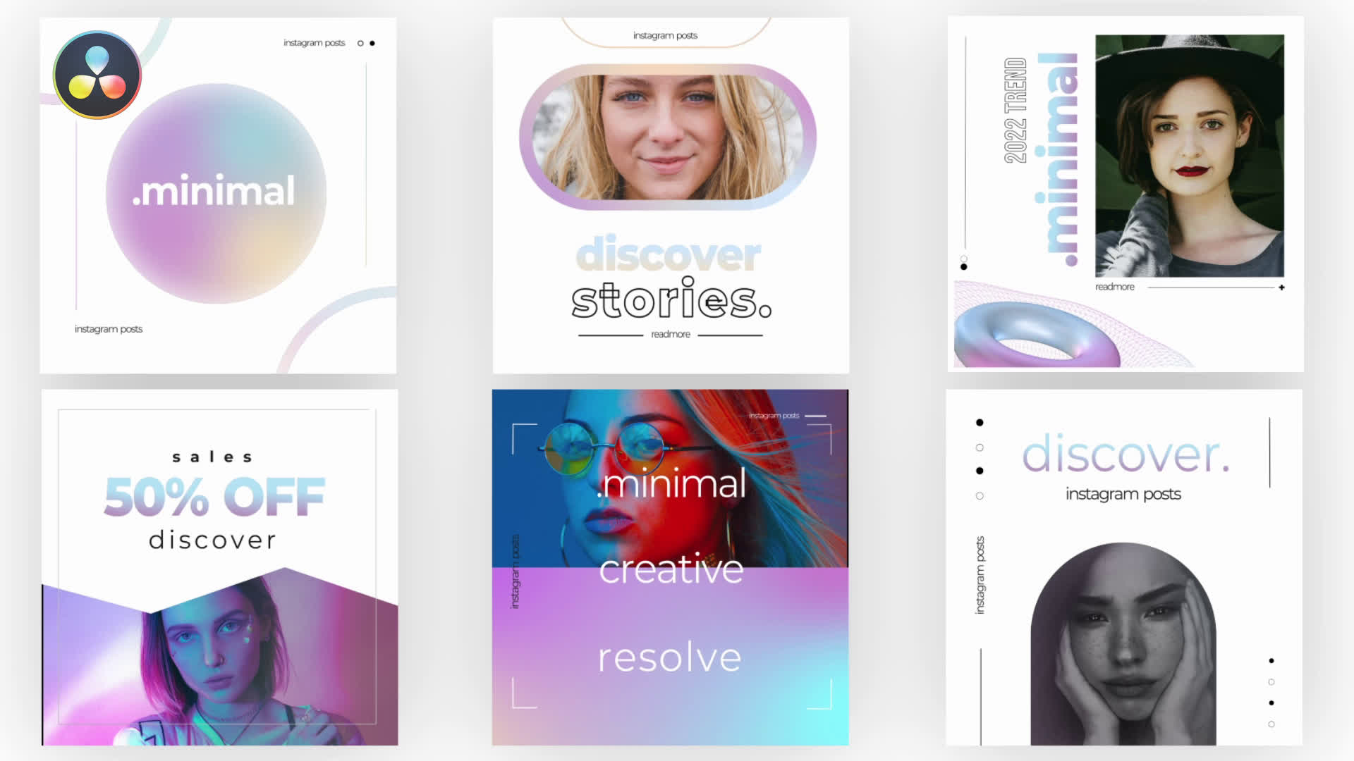 Creative Minimalist Posts