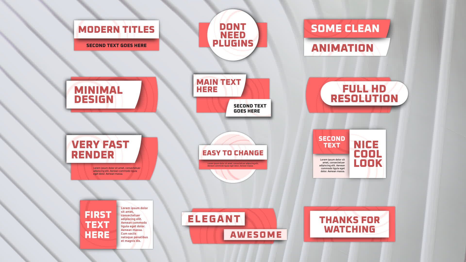 Creative Titles Pack