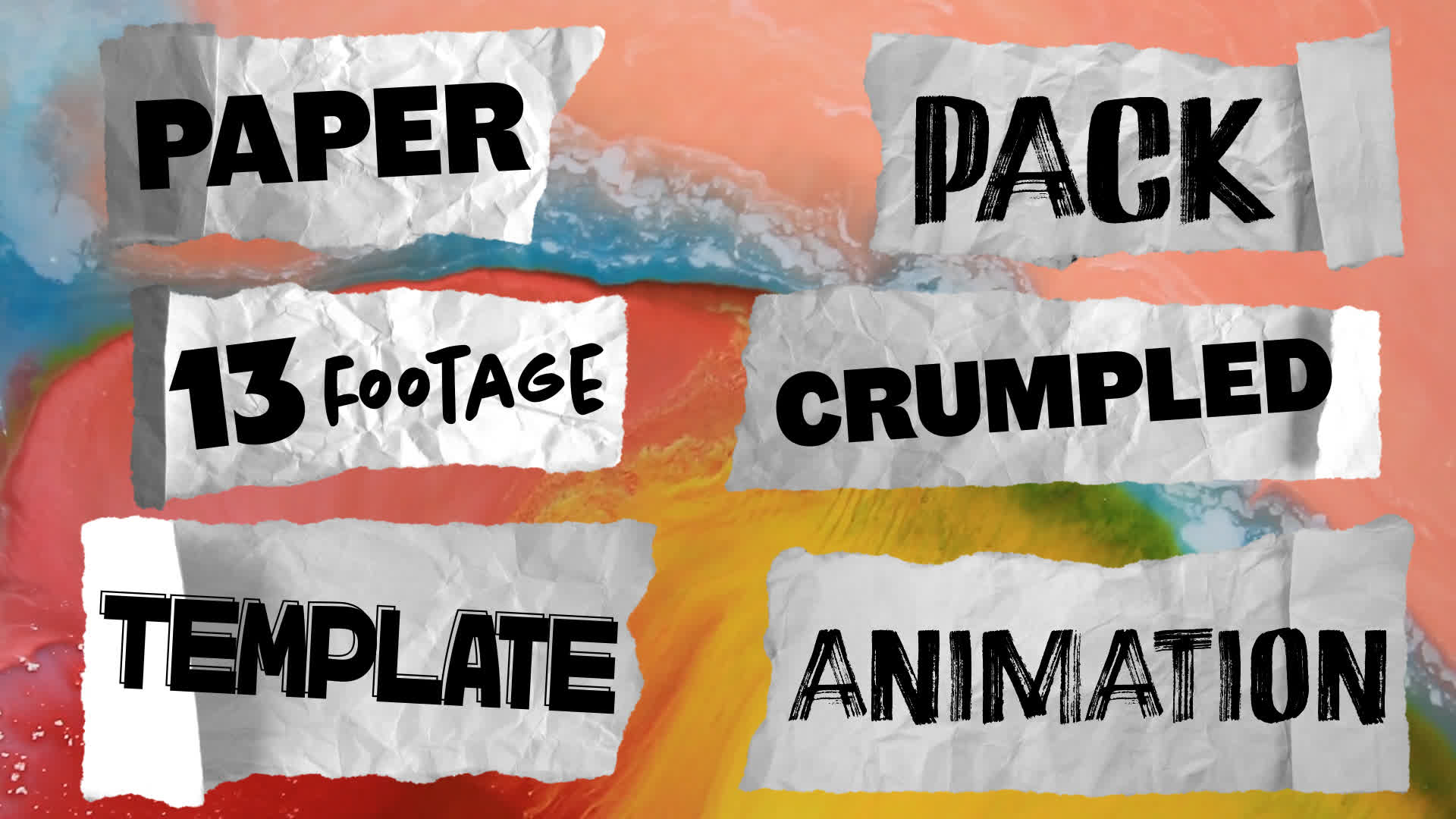 Crumpled Paper Animation