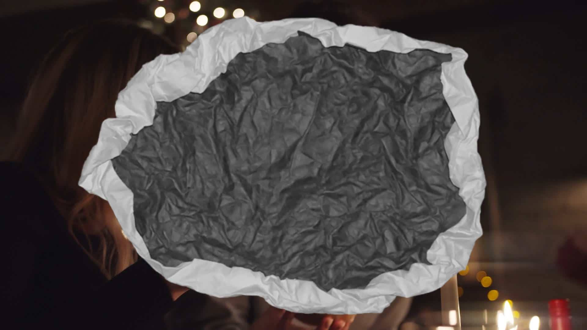Crumpled Paper Reveal Transition Effect