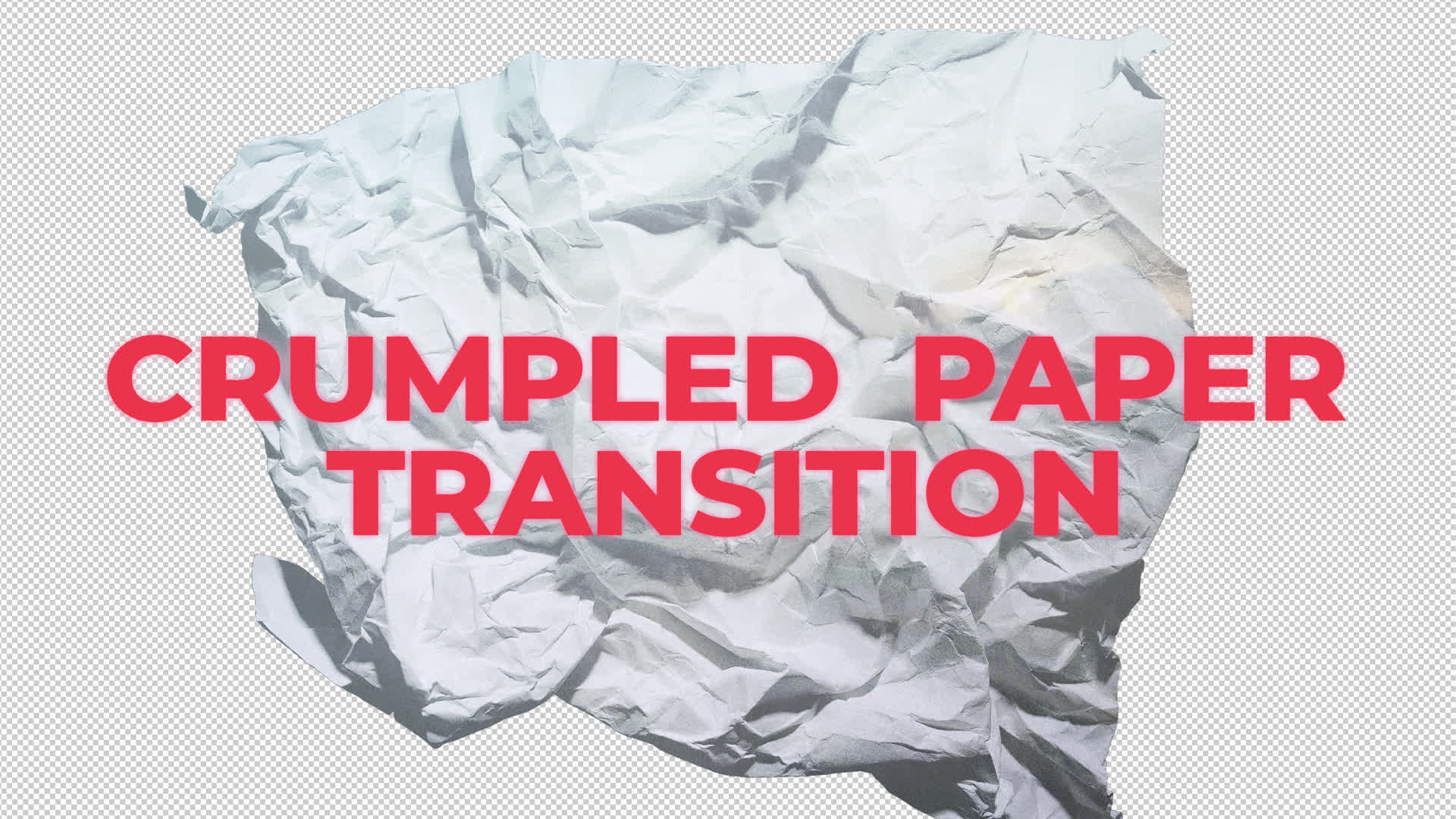 Crumpled Paper Transitions