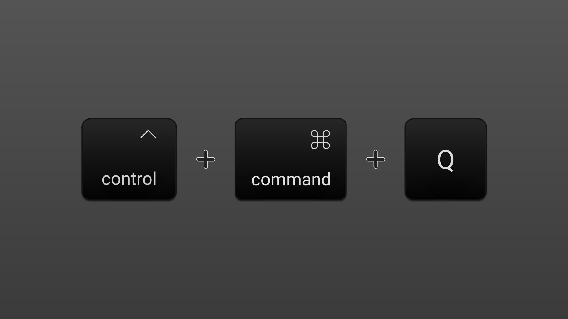 Ctrl Cmd Q Lock Mac Screen Quick Action