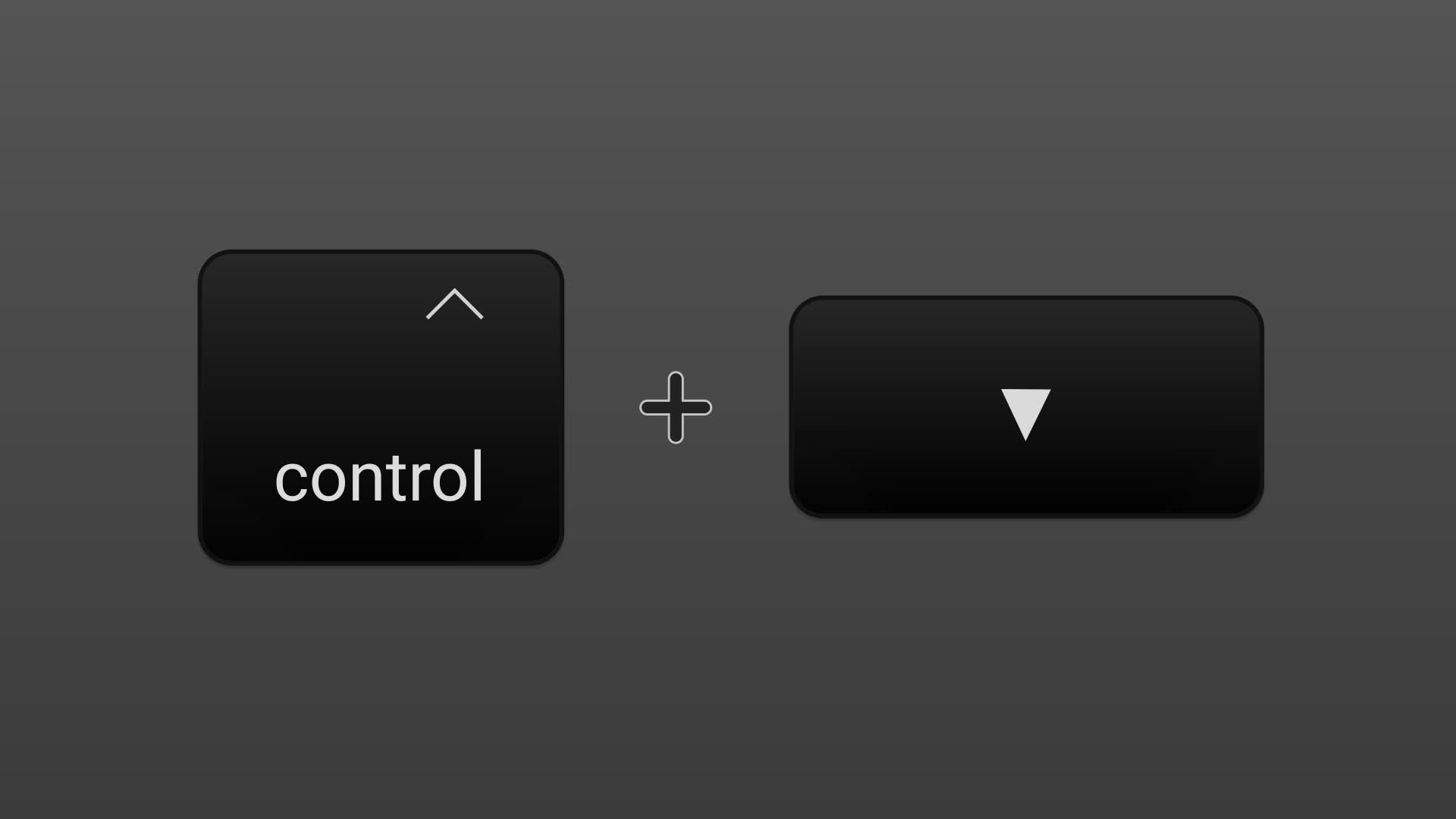 Ctrl Down App Windows Overview Motion