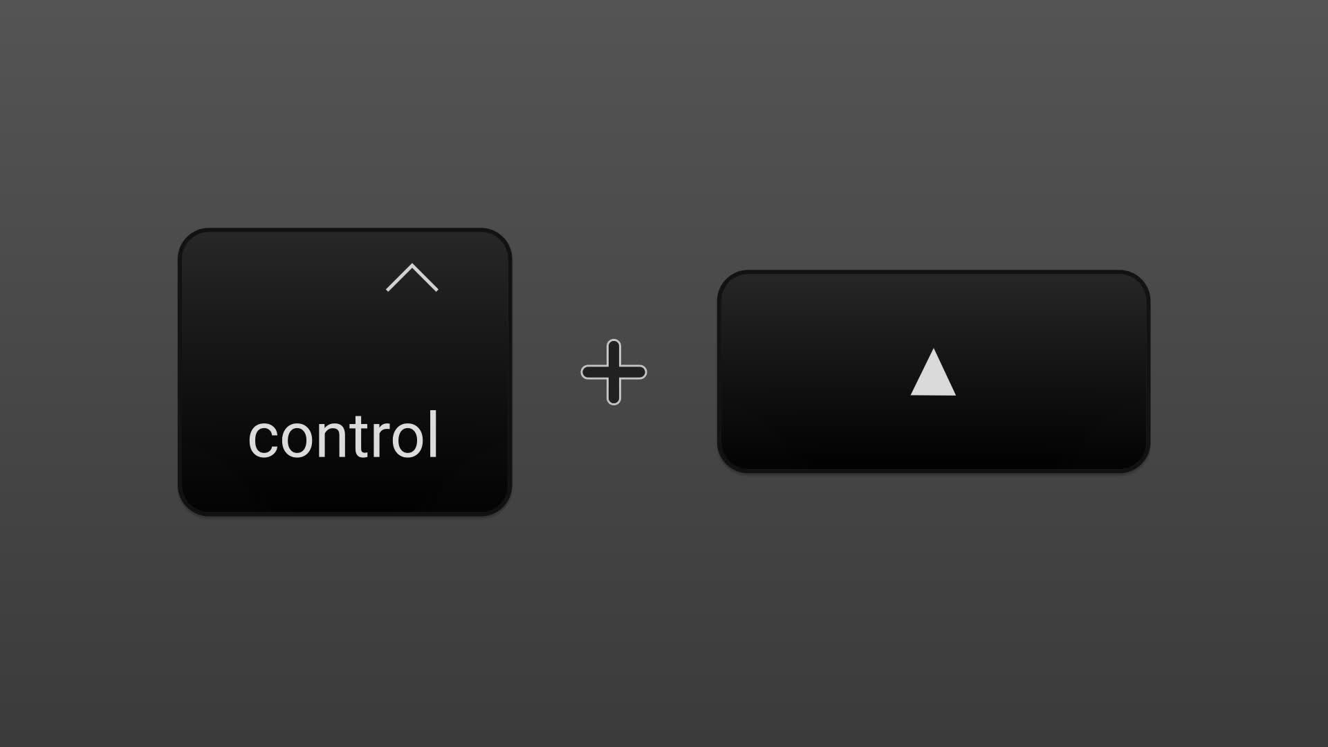 Ctrl Up Mission Control Open View Motion