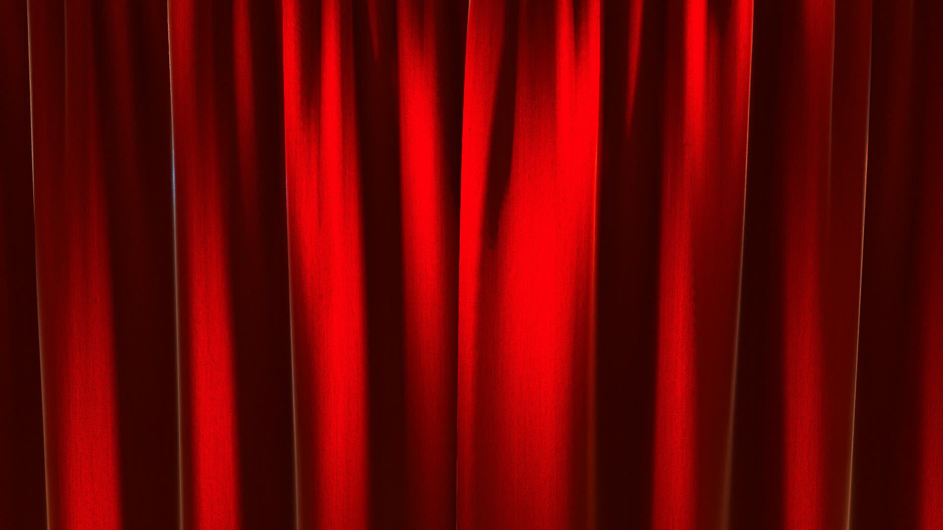 Curtain Reveal Theatre Overlay On Alpha