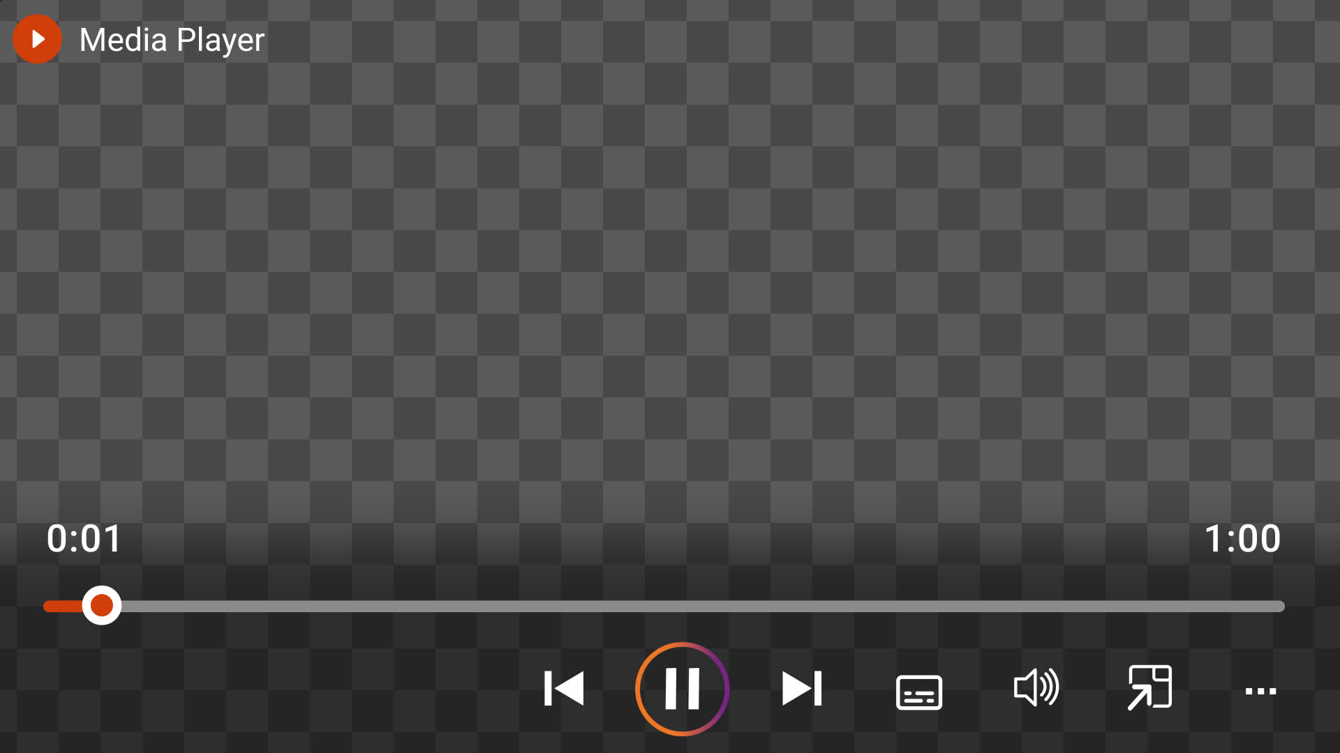 Custom Media Player Overlay