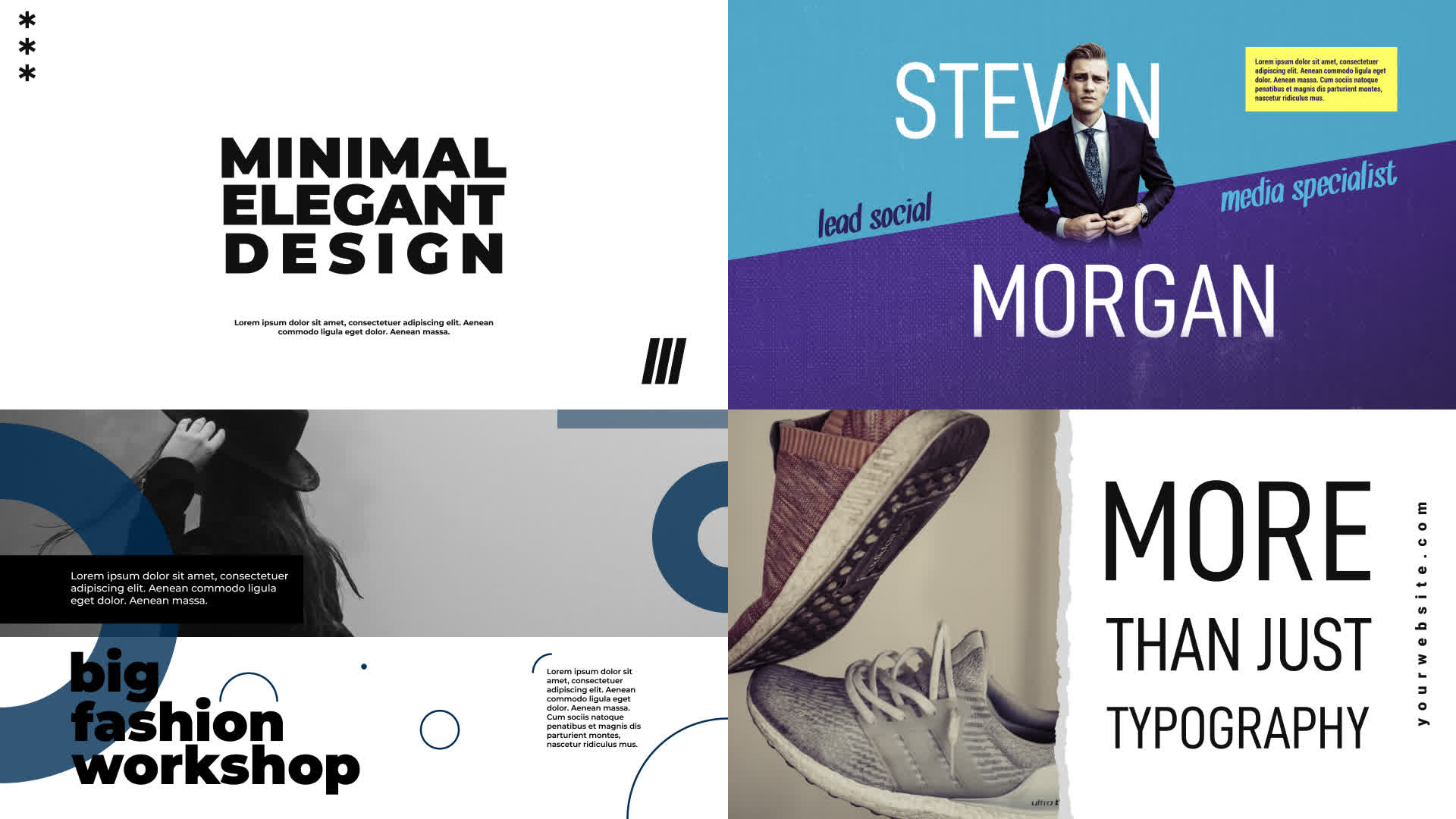 Custom Modern Typography