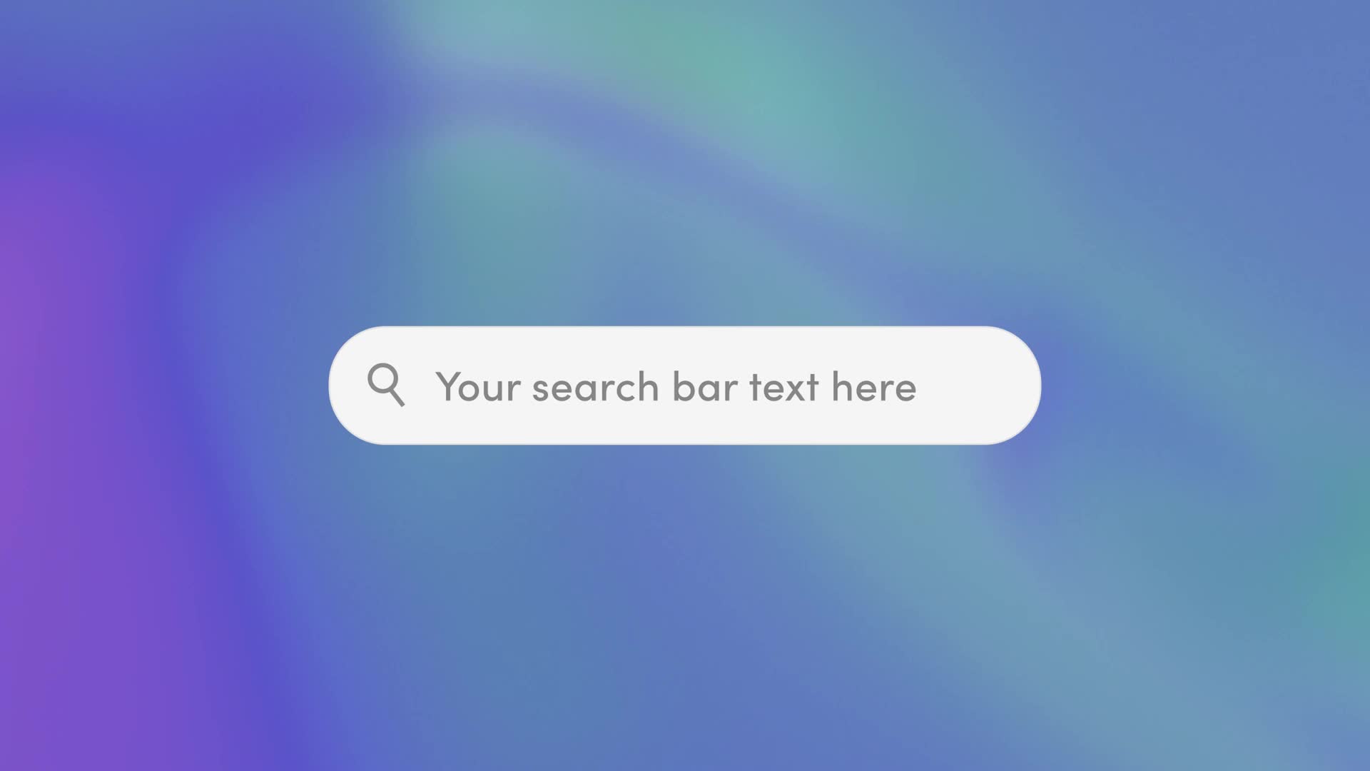 Custom Text Search Bar