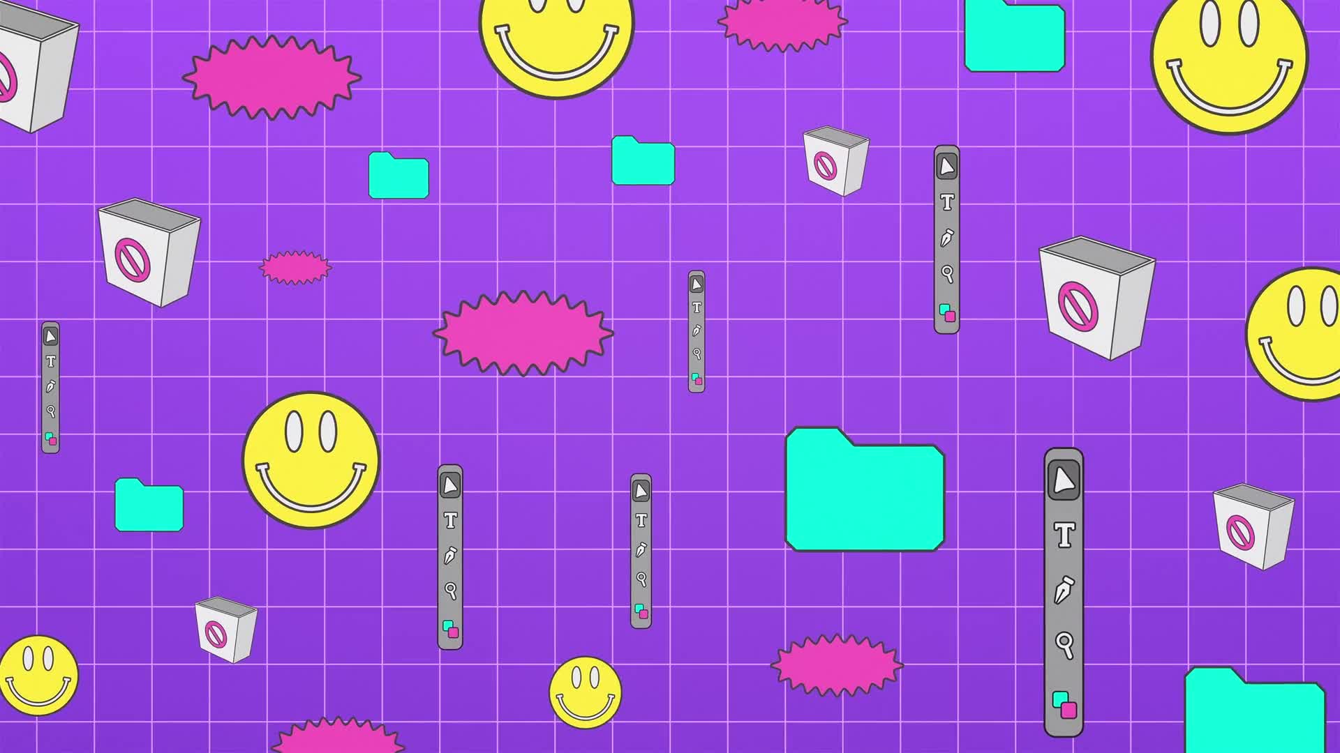 Cute Cartoon Icons Motion