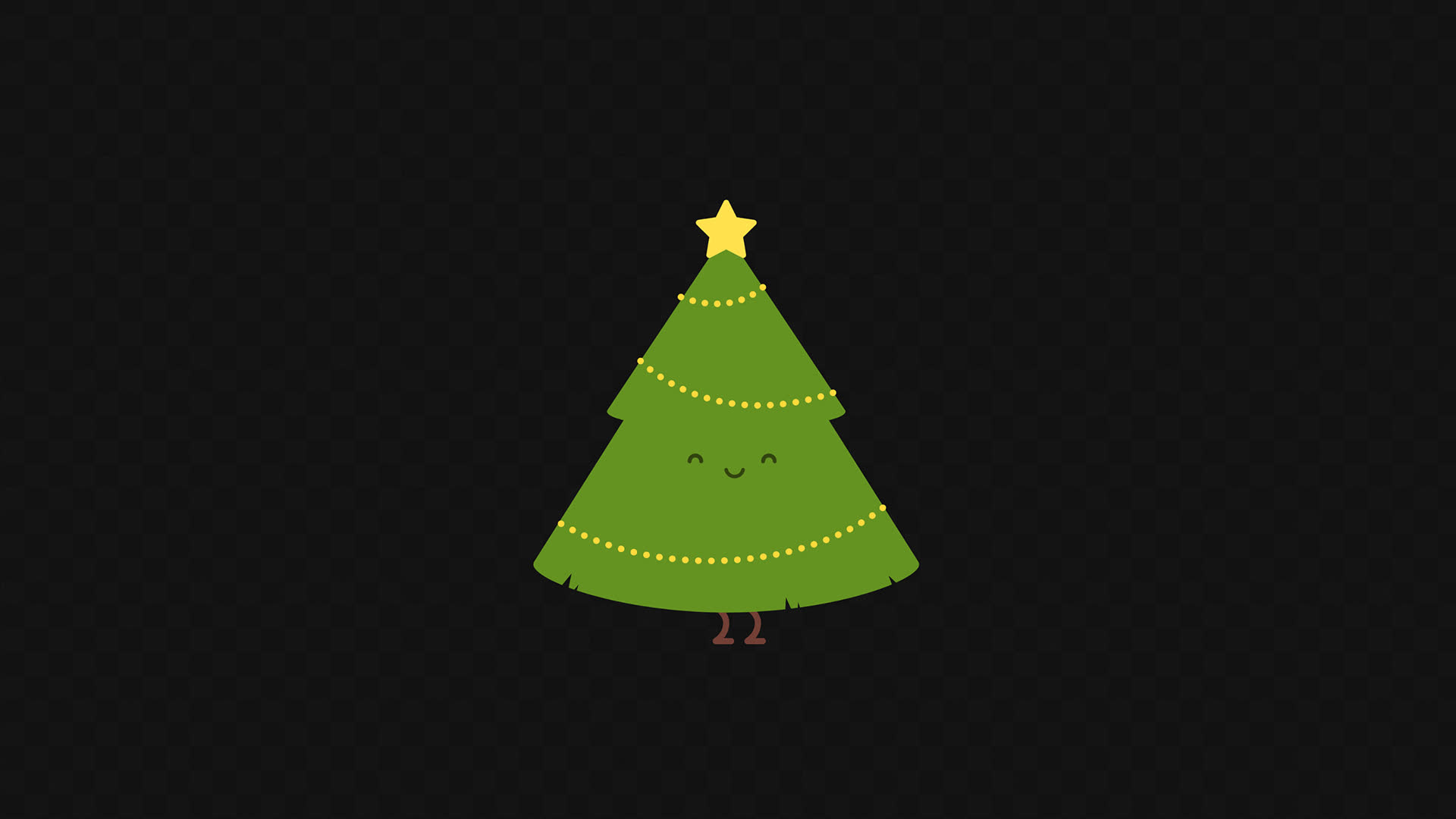 Cute Christmas Tree Dancing