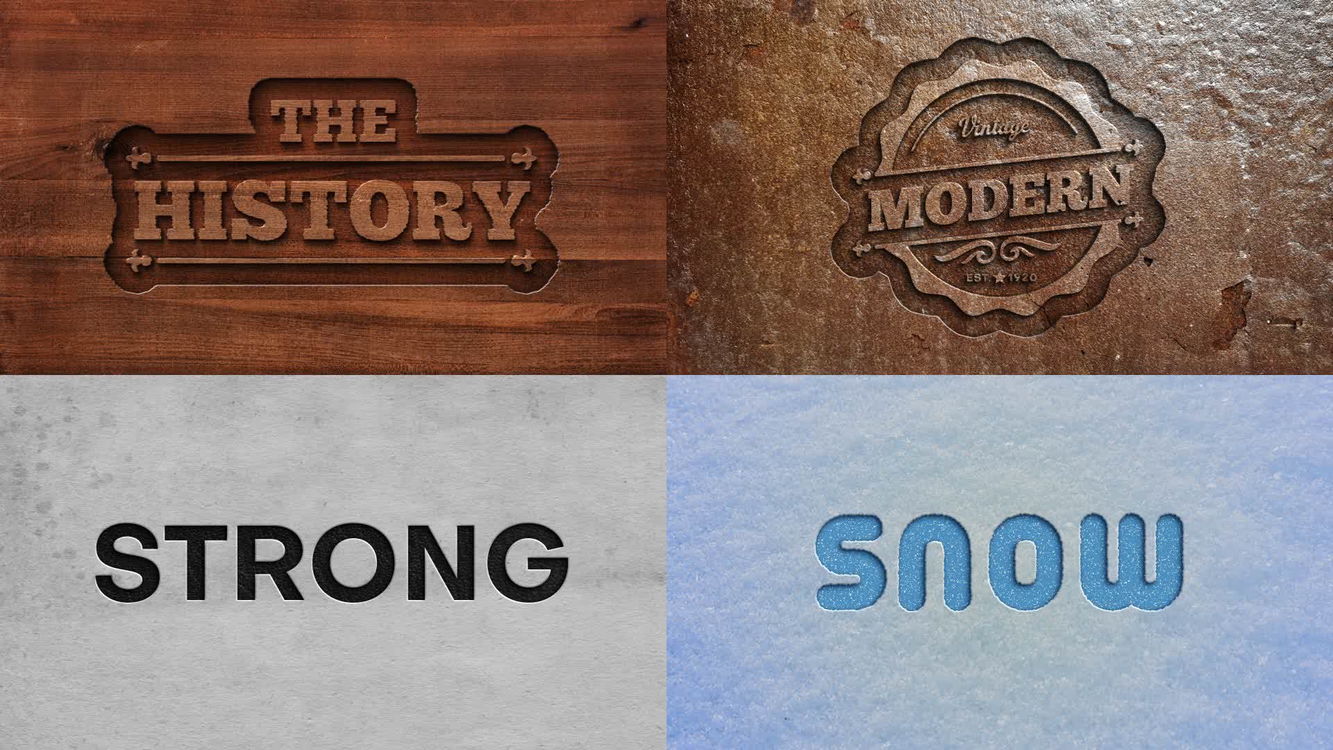 Cutout Text Effect