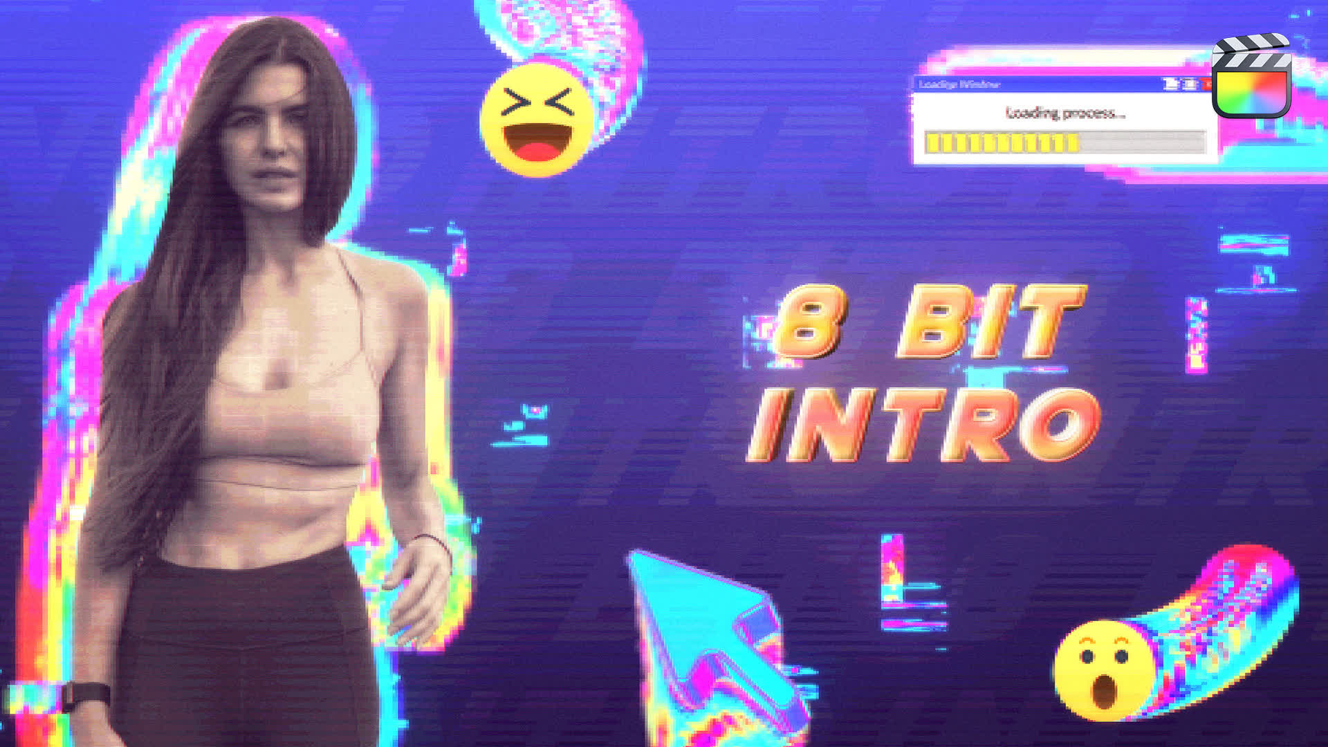 Cyber Arcade Logo Intro