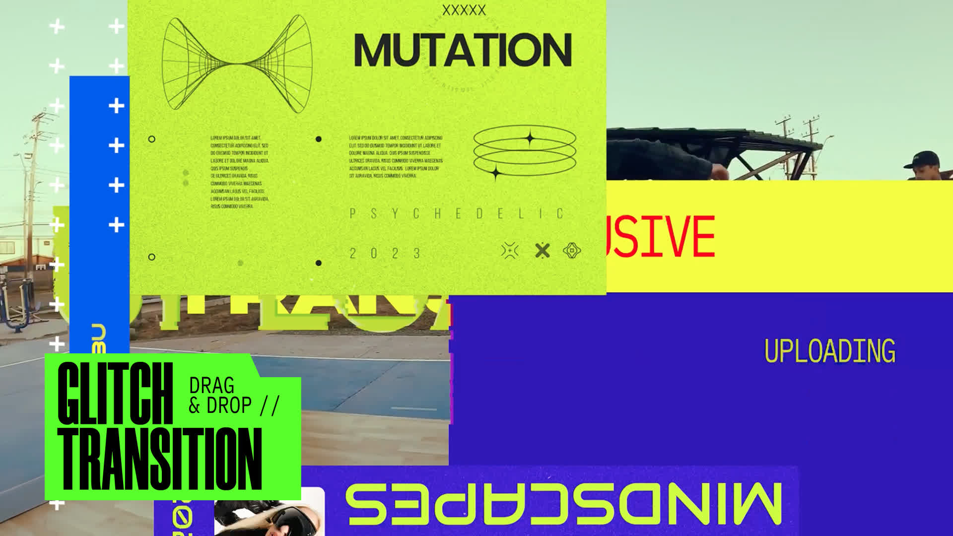 Cyber Glitch Transitions