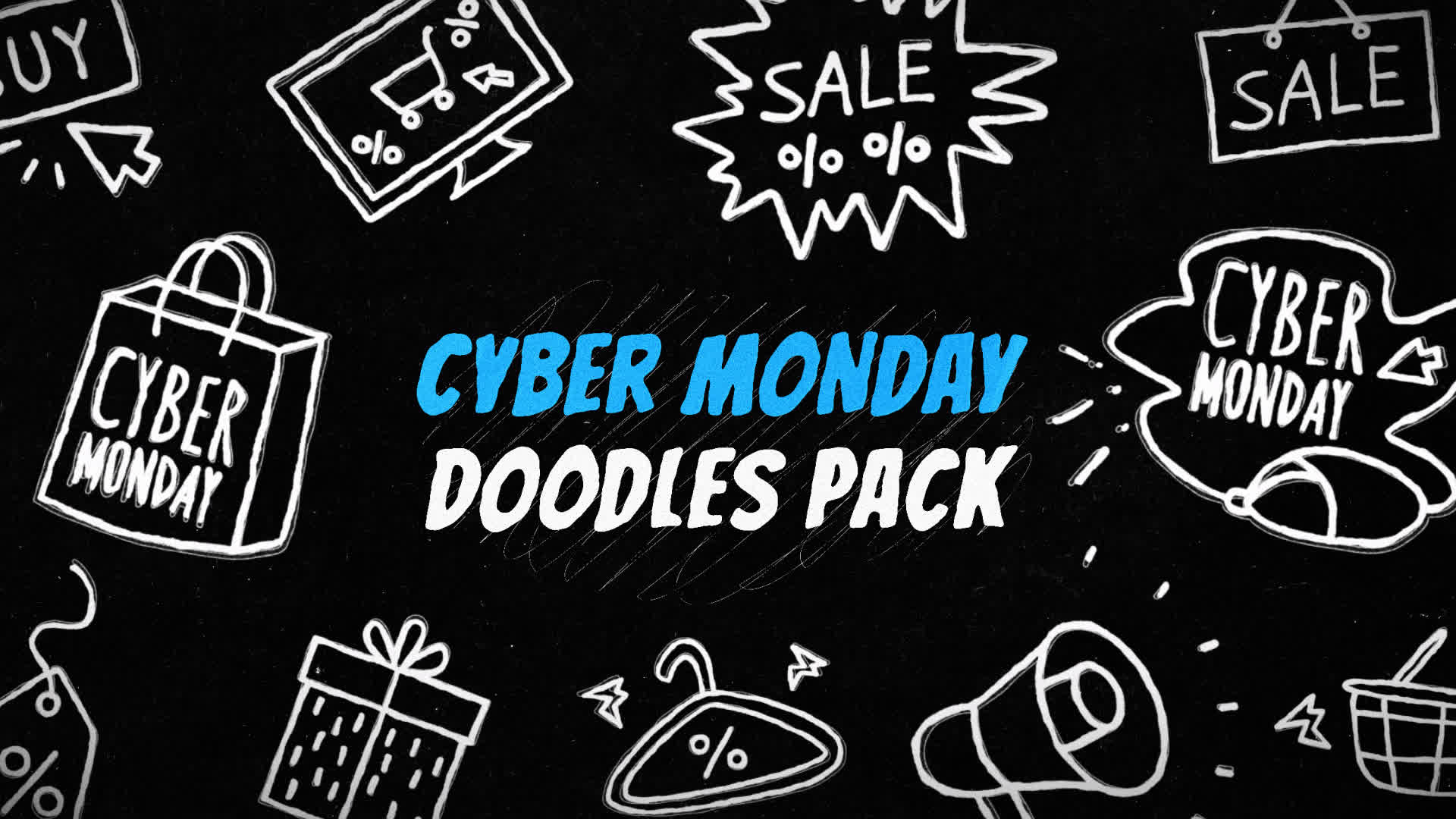 Cyber Monday Doodles Pack