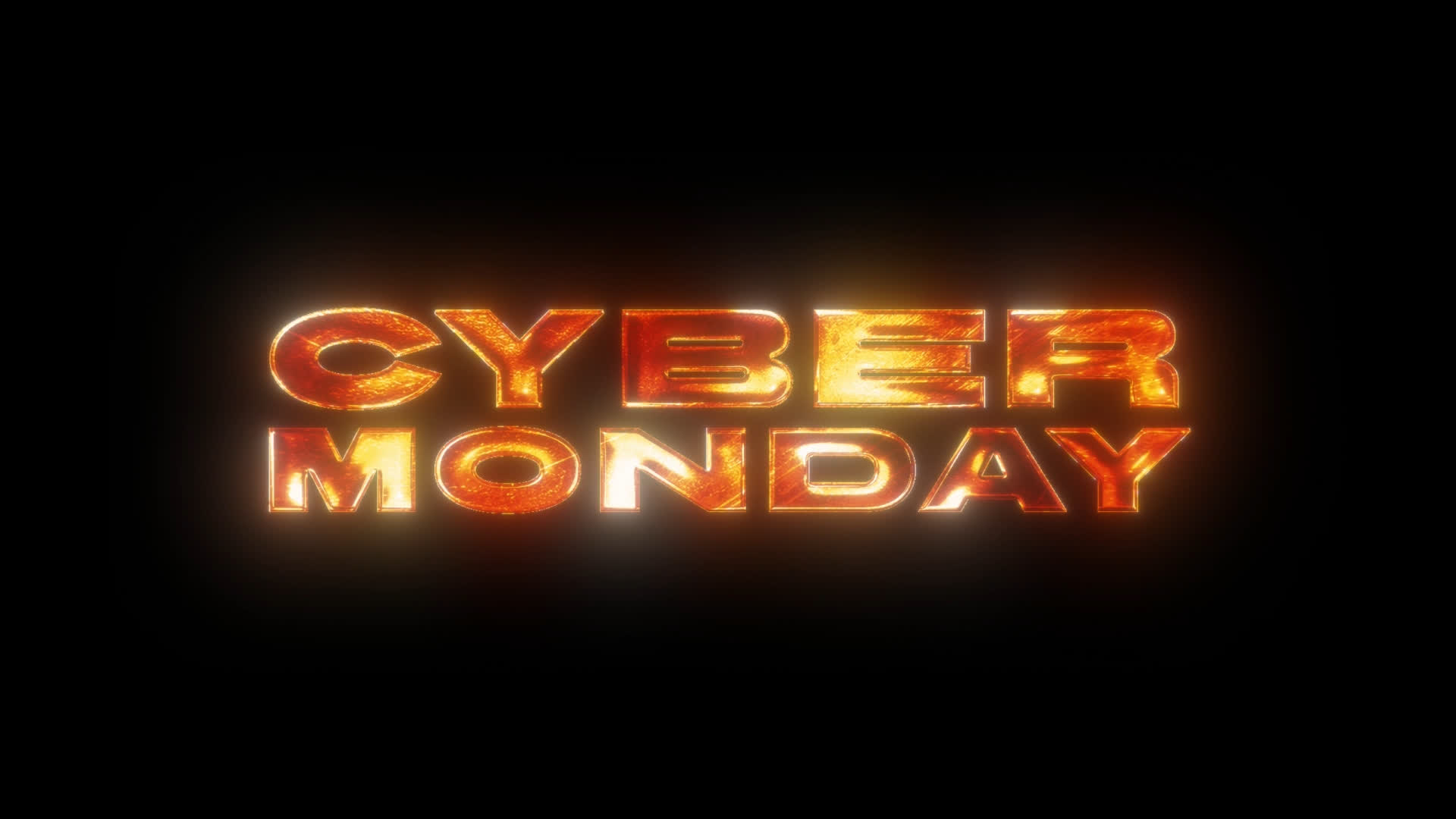 Cyber Monday Heatmap Gradient Title