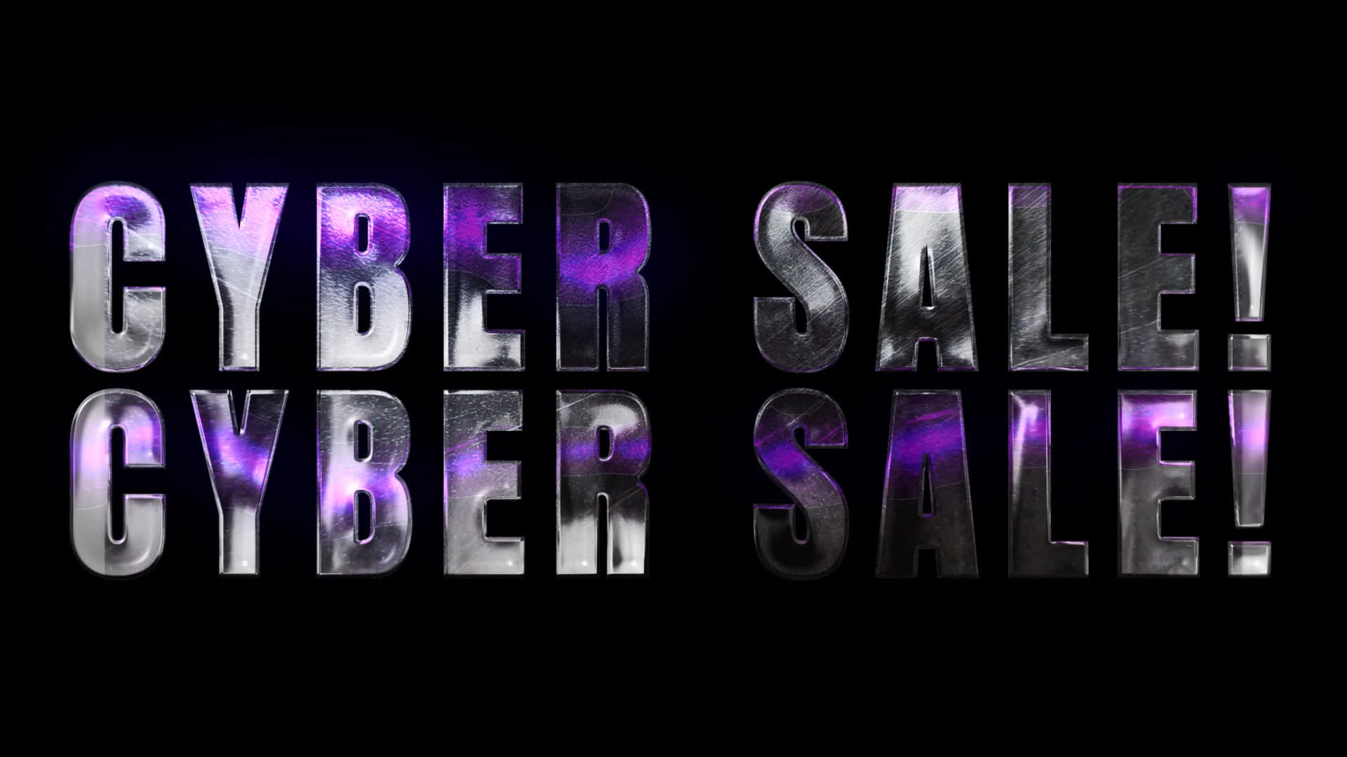 Cyber Sale Title On Alpha