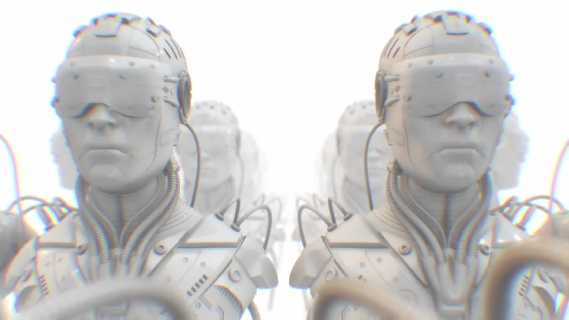 Cyberpunk Clone Factory Line