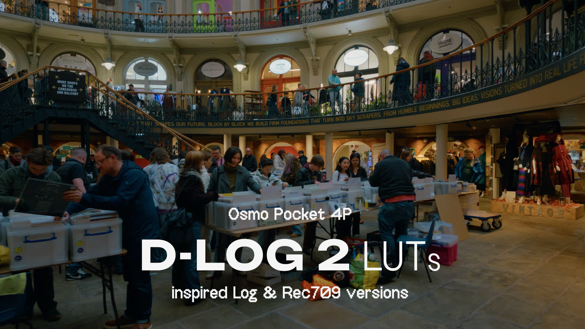 DJI Pocket Inspired Cinematic Luts -D-Log2